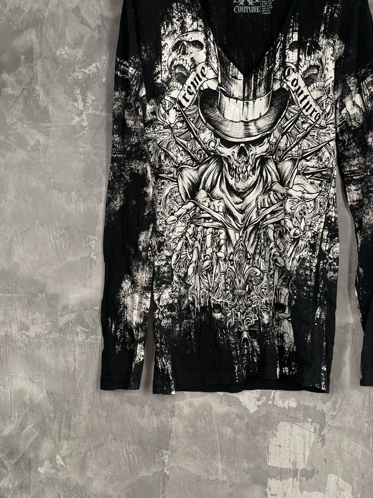 Vintage Vintage Affliction Style Skate Long Sleeve Y2K Hype Size M Size US M / EU 48-50 / 2 - 5 Thumbnail