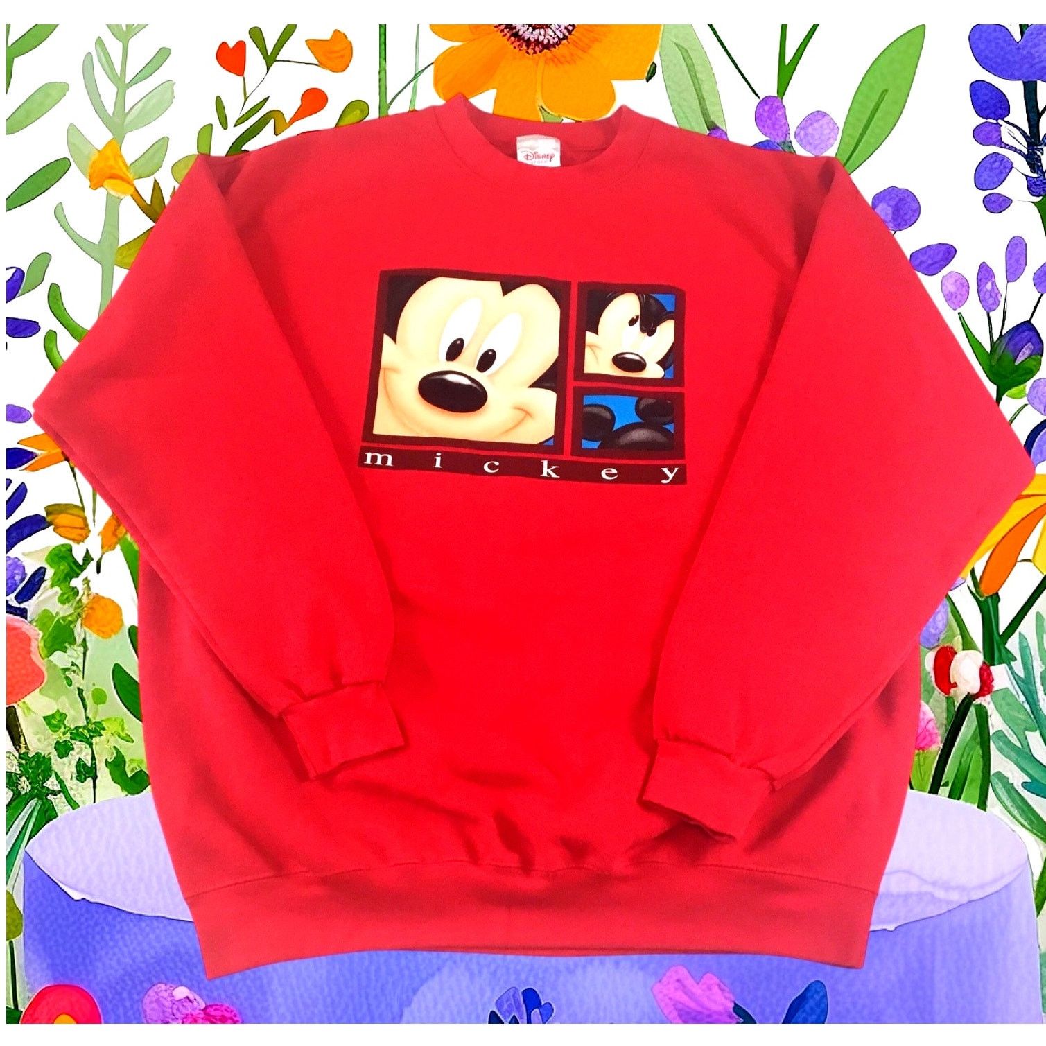 Disney Mickey Mouse Disney Store Sweatshirt Red X-Large Mickey Size XL / US 12-14 / IT 48-50 - 1 Thumbnail