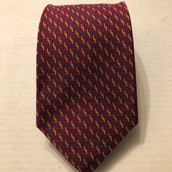 Robert Talbott Robert talbott men's new dark red silk tie 3 3/4" X 59 1/2" Size ONE SIZE - 1 Thumbnail
