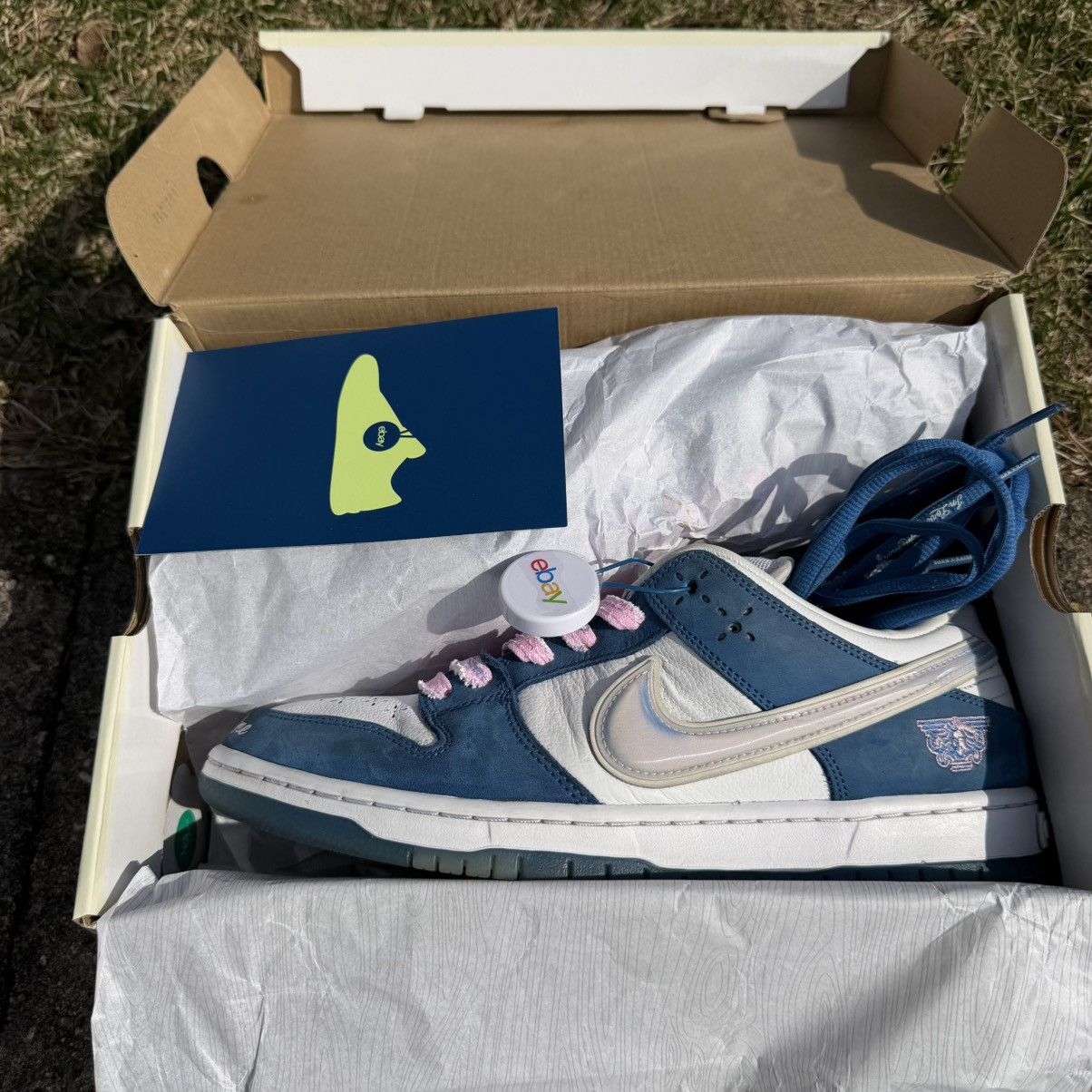 Born X Raised × Nike Nike x Born X Raised SB Dunk Low Size 12 Mens Size US 12 / EU 45 - 9 Thumbnail
