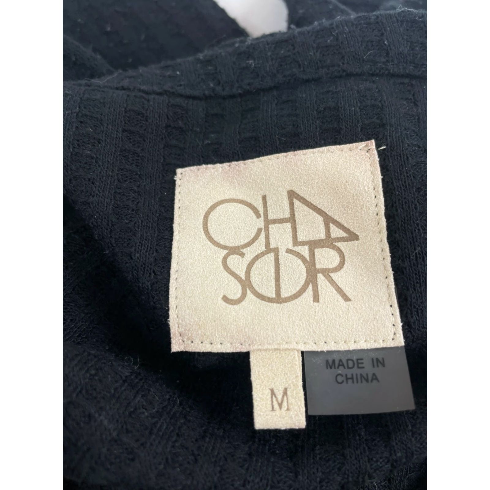 Vintage CHA SOR Sweater Women's Size Medium Black Boat Neck Pullover Long Sleeve Buttons Size M / US 6-8 / IT 42-44 - 6 Thumbnail