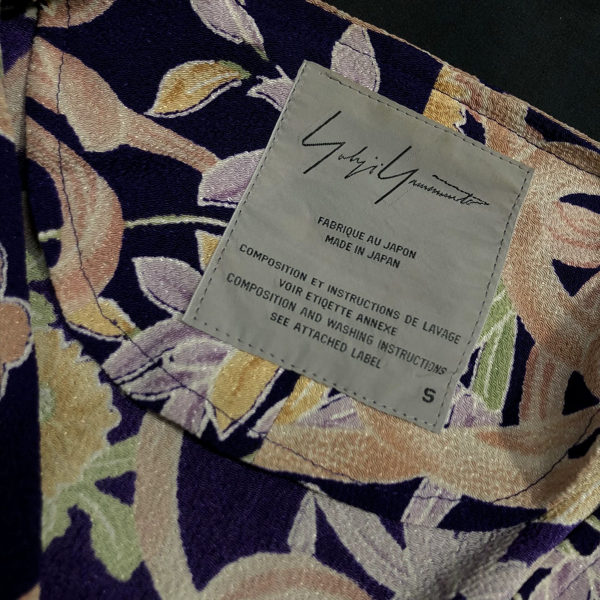 Yohji Yamamoto Yohji Yamamoto 94AW Yuzen-Dyed Kimono Runway Top (Archive) Size S / US 4 / IT 40 - 5 Thumbnail