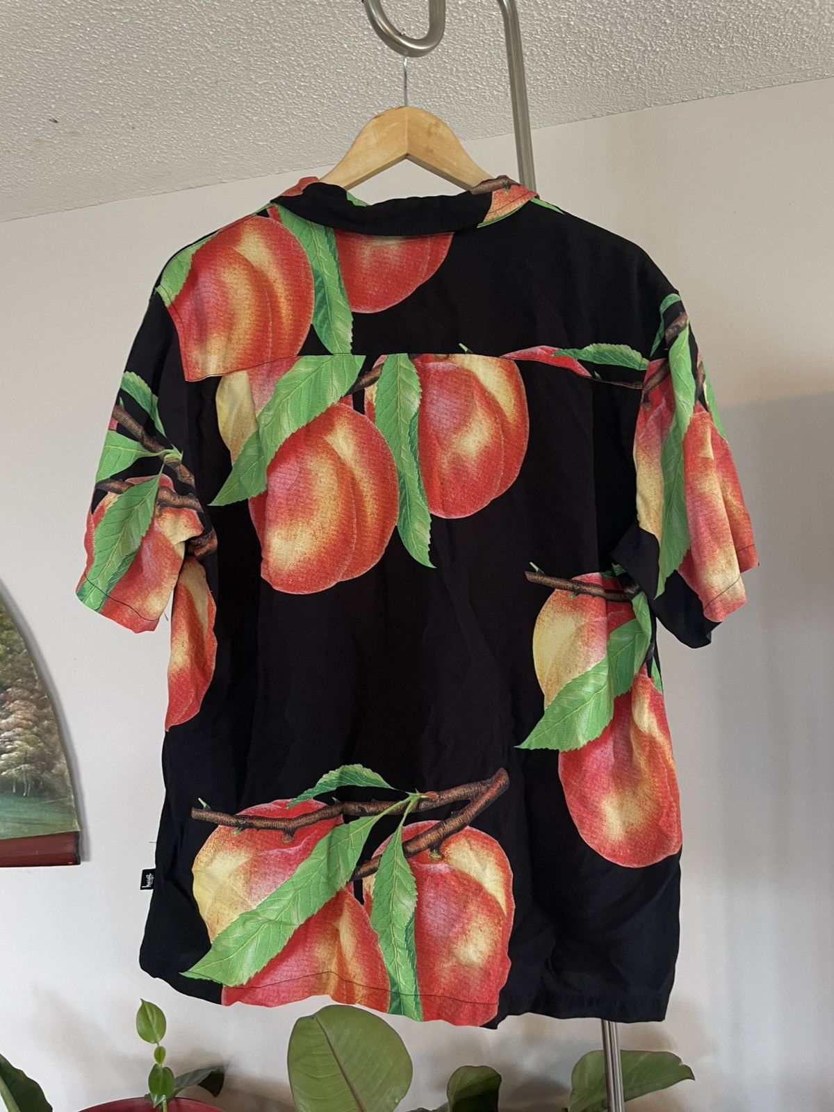 Stussy Stussy Peaches Rayon Button Up Shirt Size US L / EU 52-54 / 3 - 2 Thumbnail