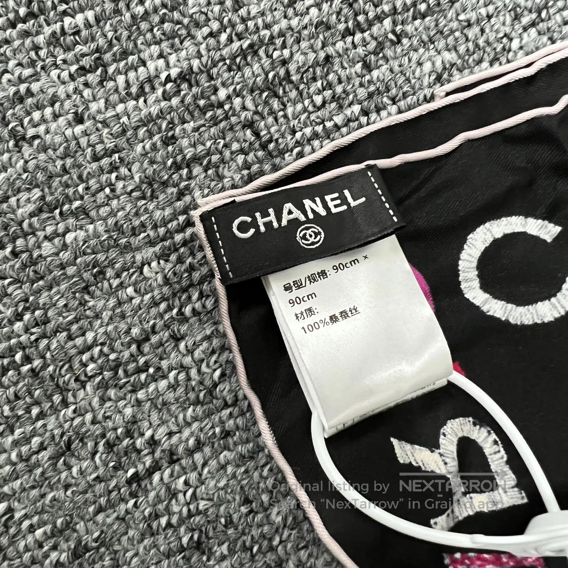 Chanel Chanel No.31 Kangpeng Street; Colorful letter logo; Scarf Size ONE SIZE - 6 Thumbnail