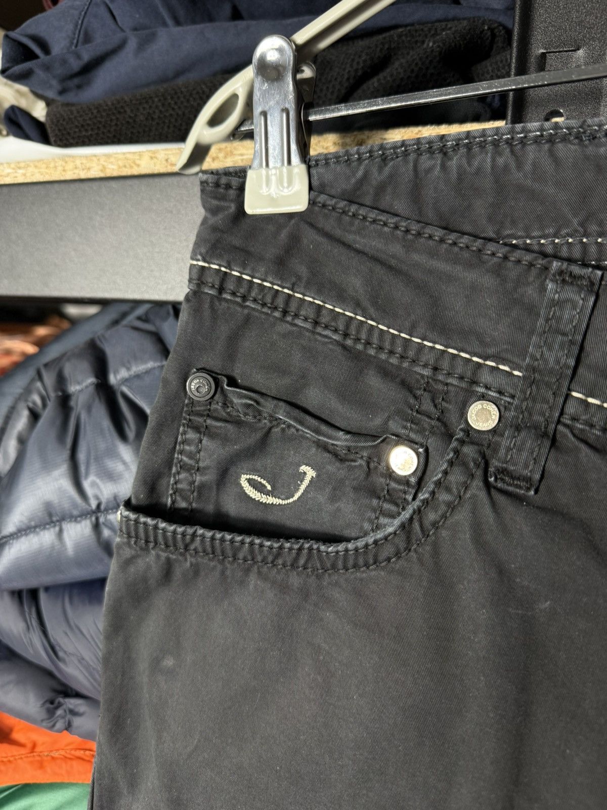 Jacob Cohen Jacob Cohen Handmade Jeans W31 Black Slim Fit Stretch Size US 31 - 9 Thumbnail