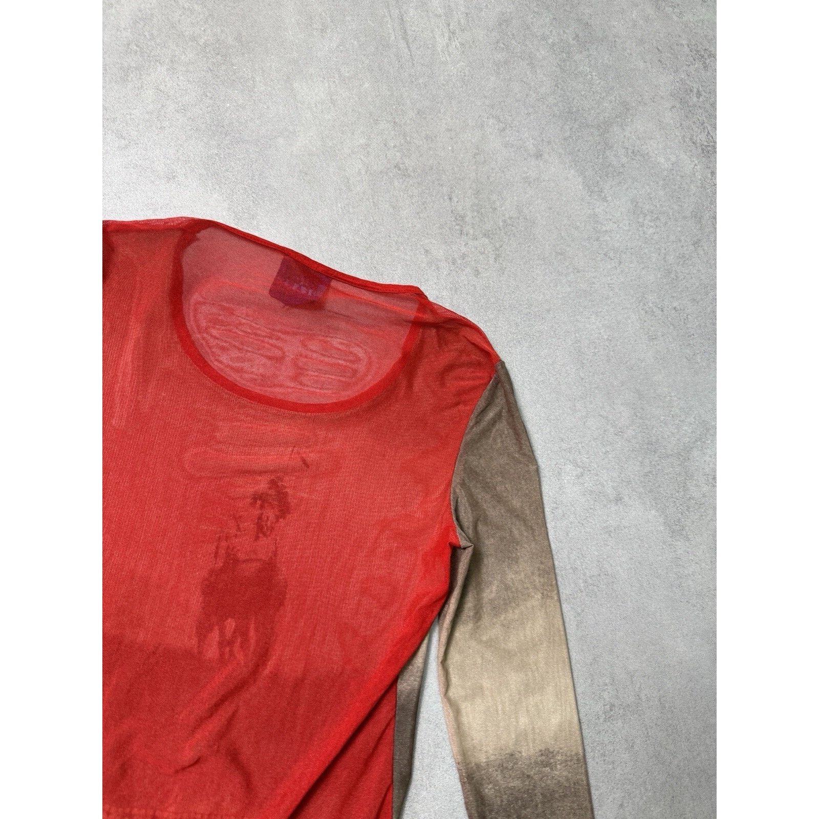 Kenzo × Vintage Vintage 90s Kenzo Jeans Blouse Indian Horse Rider Mesh Size L / US 10 / IT 46 - 11 Thumbnail