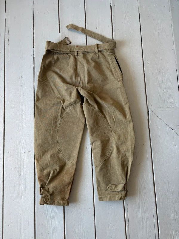 Vintage World War 2 French Army Motorcycle pants Size US 36 / EU 52 - 3 Thumbnail