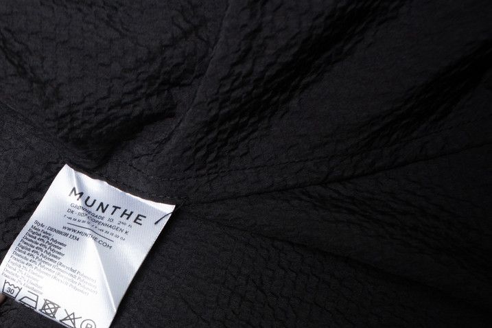 MUNTHE Munthe, black wrap dress with shirt balloon sleeves Size M / US 6-8 / IT 42-44 - 6 Thumbnail