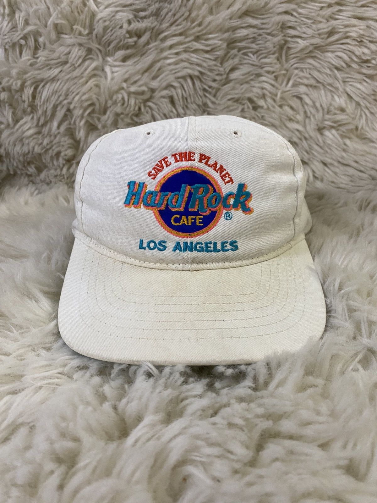 Hard Rock Cafe Vintage Hard Rock Cafe Save The Planet Los Angeles 90’s Hat Size ONE SIZE - 1 Thumbnail