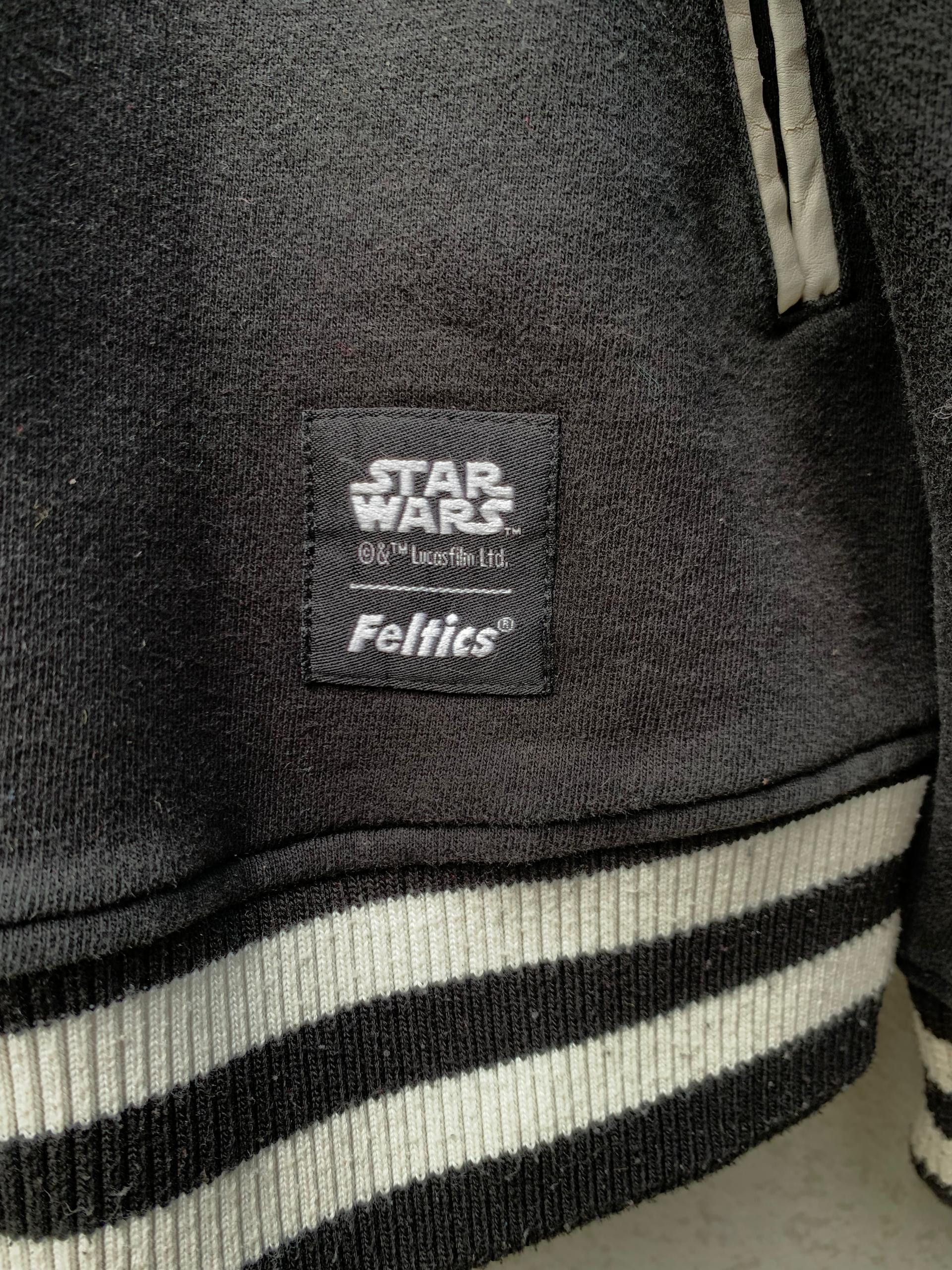Star Wars Vintage Star Wars Darth Vader X Feltics Varsity Jacket Size US L / EU 52-54 / 3 - 11 Thumbnail