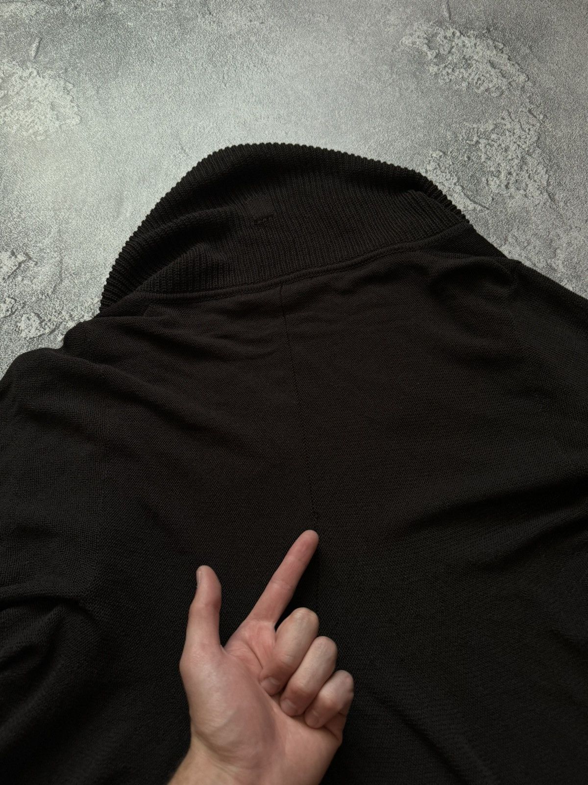 Vintage × hannes roether Hannes Roether XL brown knitwear cape poncho cardigan sweate Size XL / US 12-14 / IT 48-50 - 17 Thumbnail