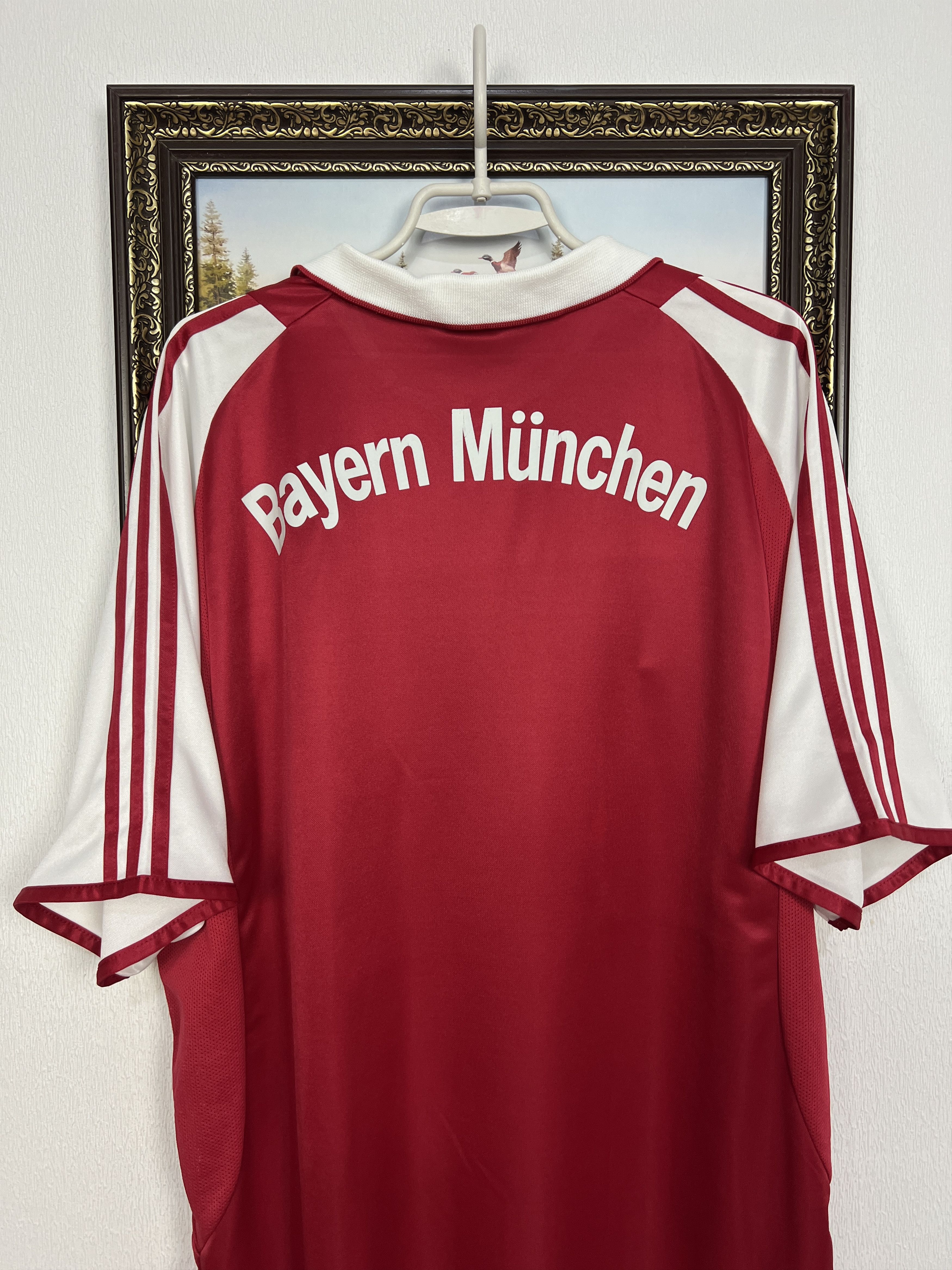 Adidas Bayern Munich Home football shirt 2003 Soccer Jersey Trikot Size US XL / EU 56 / 4 - 9 Thumbnail