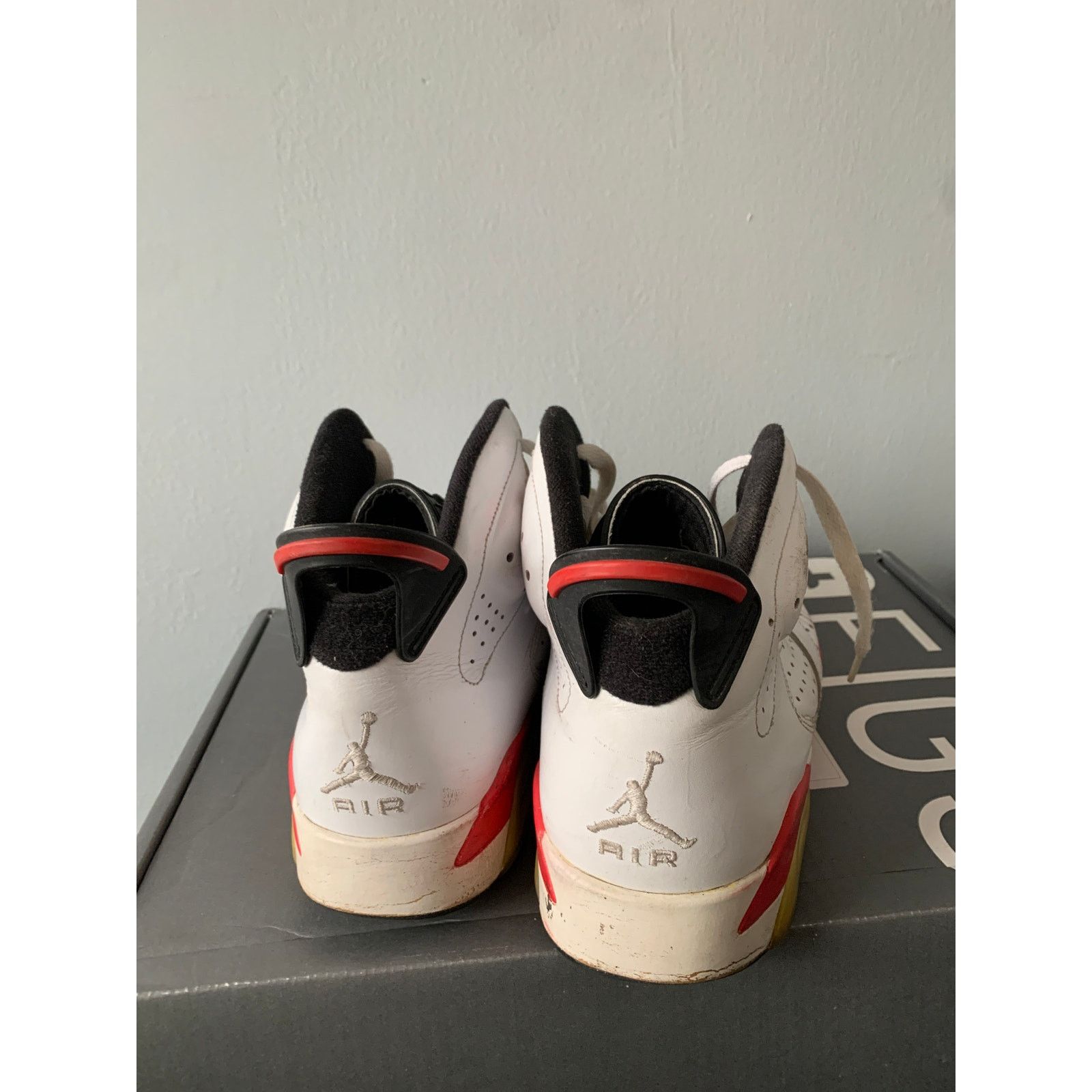 Nike Nike Air Jordan 6 Infrared Pack 2010 Size 12 Used Size US 12 / EU 45 - 3 Thumbnail