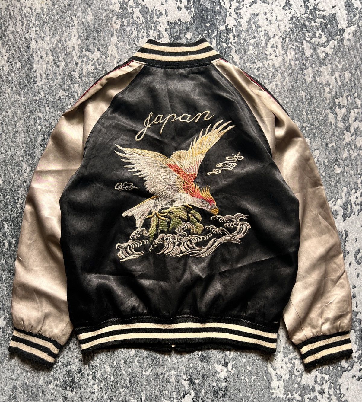 Addict Clothes Japan Sukajan Japan Satin Jacket Size US XL / EU 56 / 4 - 2 Thumbnail