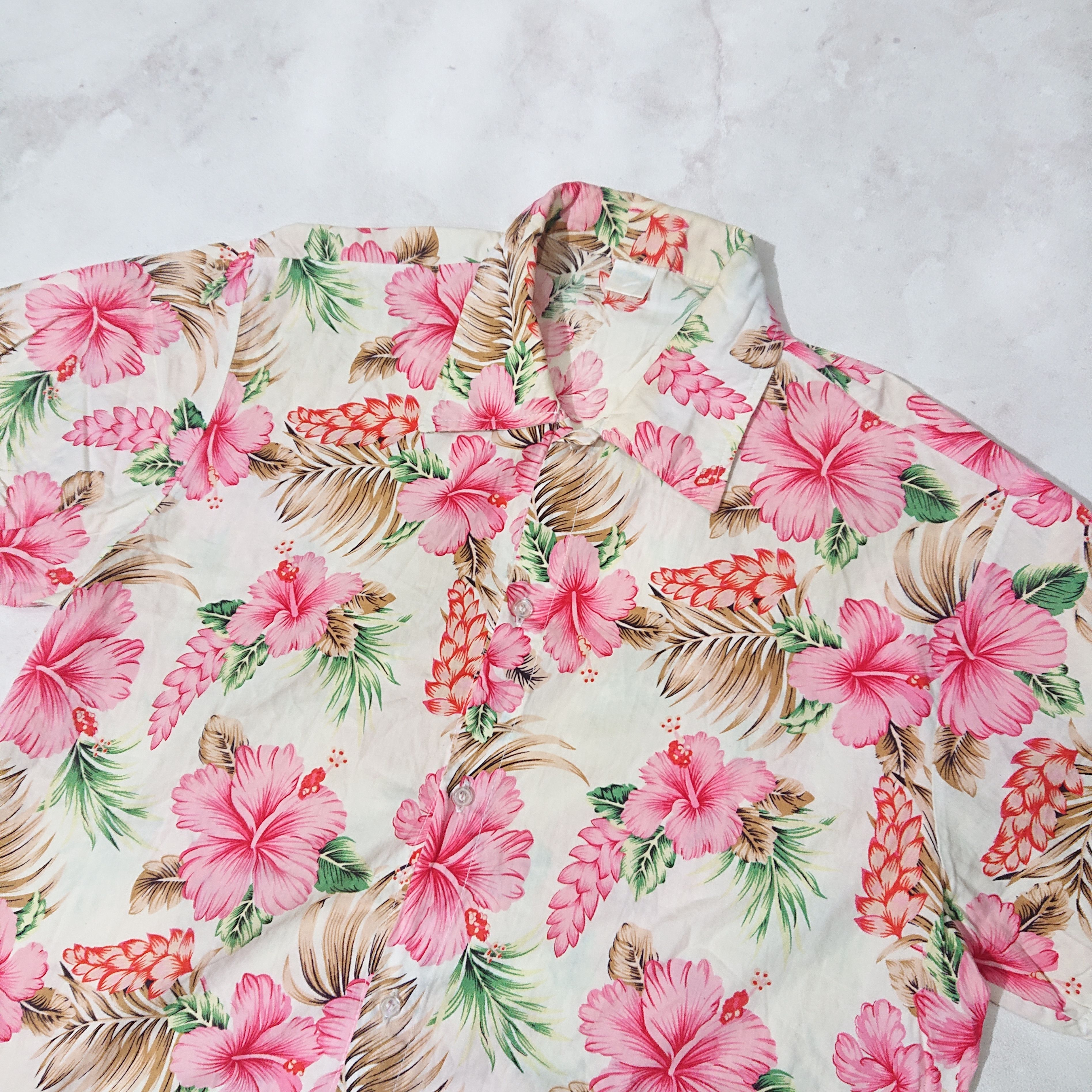 Vintage Anhelon Flowers Shirt Size US L / EU 52-54 / 3 - 1 Thumbnail