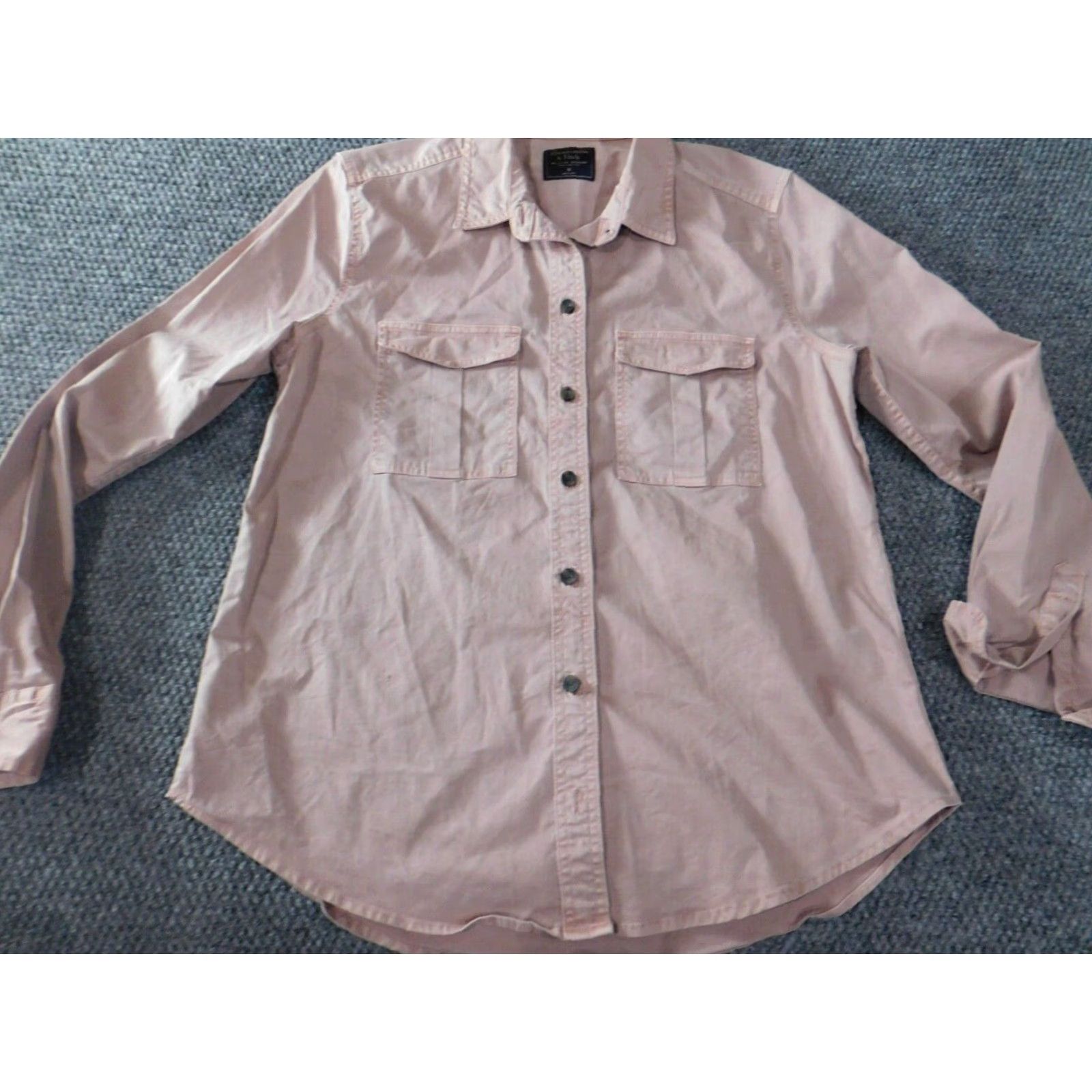 Abercrombie & Fitch Abercrombie & Fitch Mens Shirt Medium pink classic casual button up Size US M / EU 48-50 / 2 - 2 Thumbnail