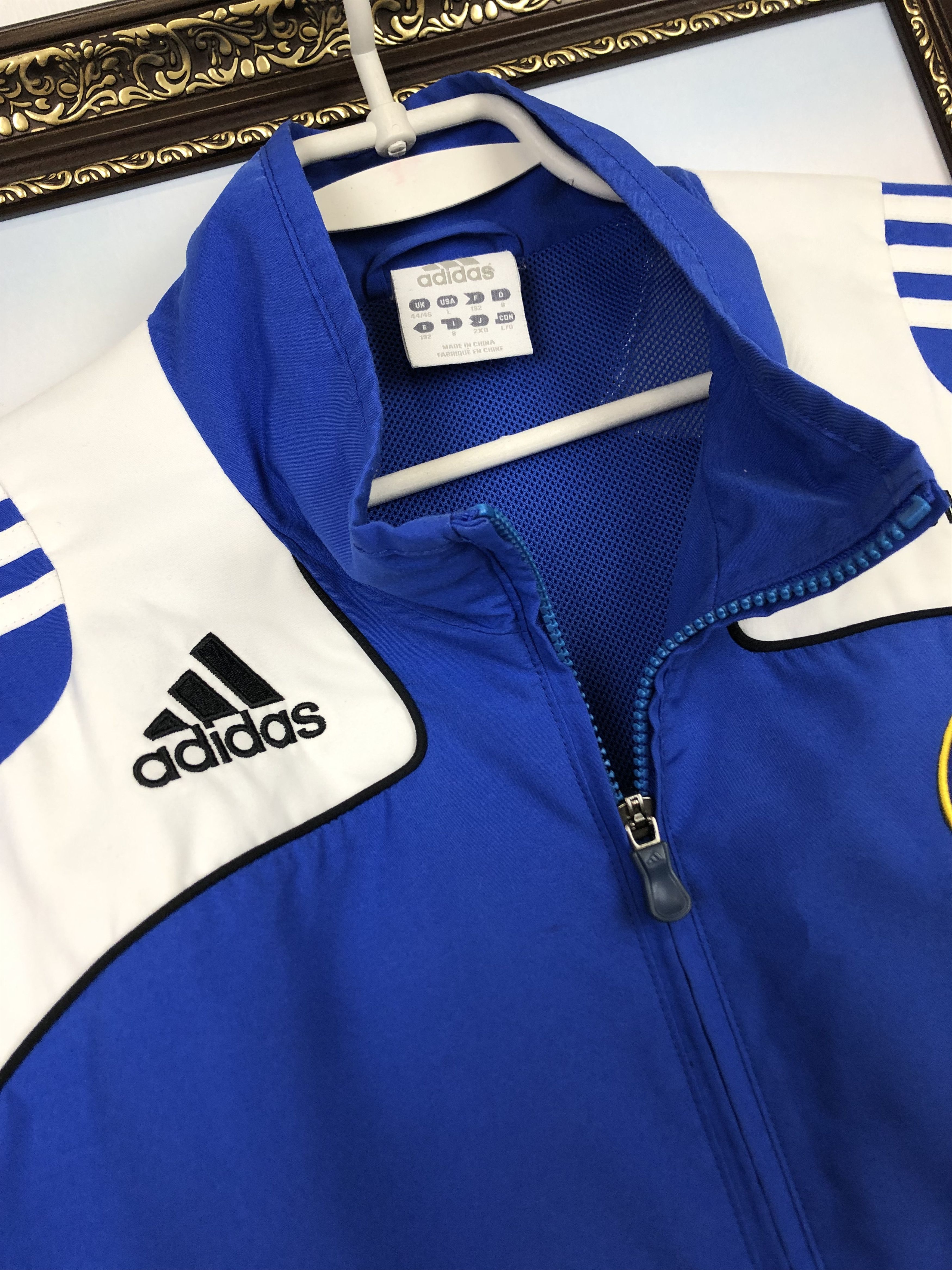 Adidas Vintage Adidas Chelsea Football Jacket Soccer Track Top Blue Size US XL / EU 56 / 4 - 4 Thumbnail