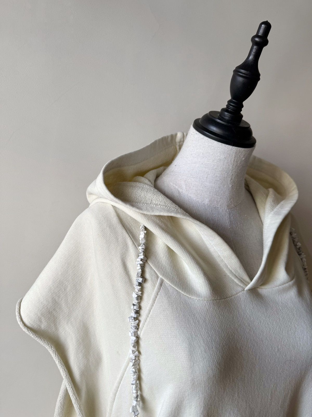 Raf Simons Raf Simons SS04 Oversized Sleeveless Necklace Hoodie Size US S / EU 44-46 / 1 - 5 Thumbnail