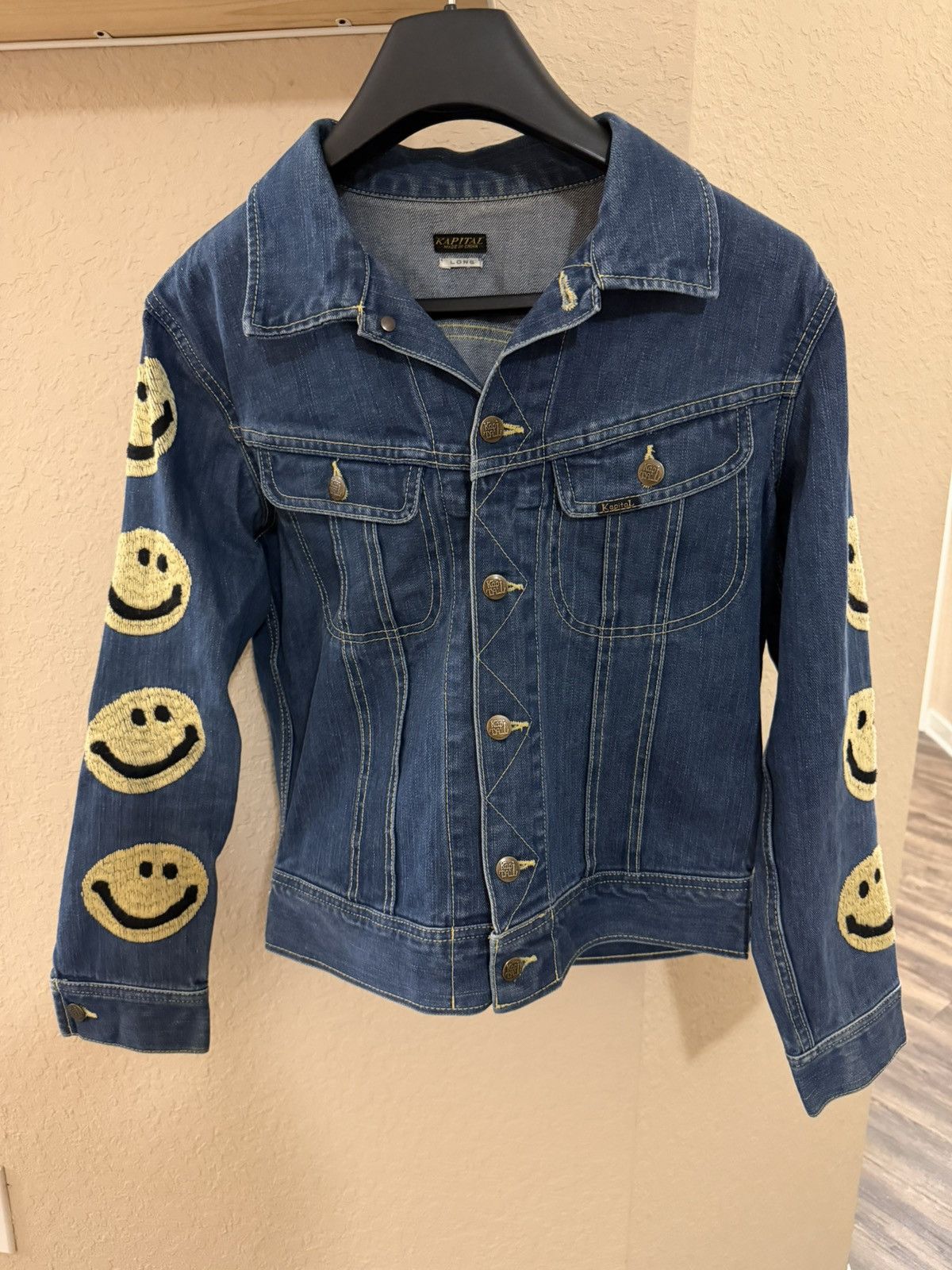 Kapital Smiley Denim Jacket | Grailed