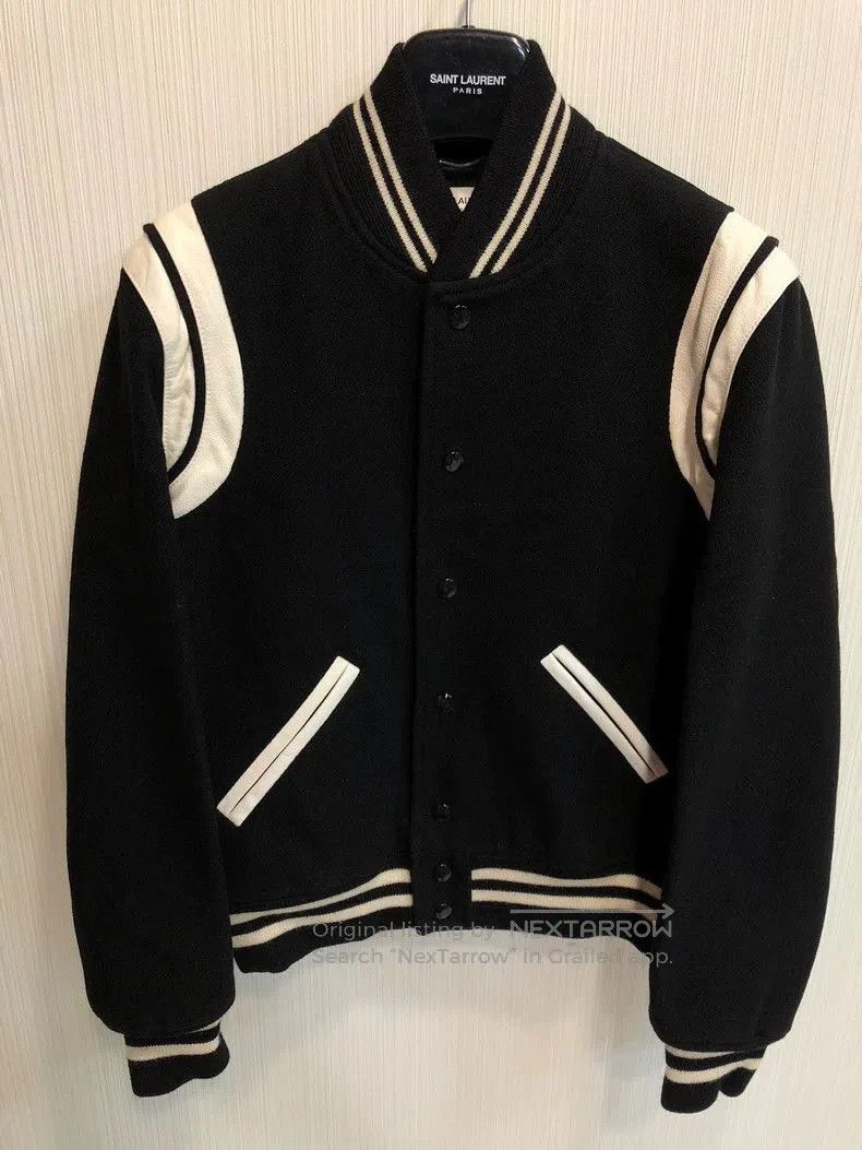 Saint Laurent Paris Saint Laurent Classic Varsity Jacket. Size US M / EU 48-50 / 2 - 1 Thumbnail