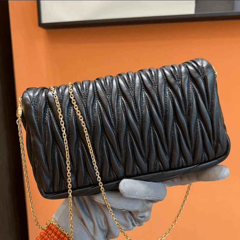 Miu Miu Miu Miu Chain Nappa‑Leather Crossbody & Shoulder Bag Size ONE SIZE - 2 Thumbnail