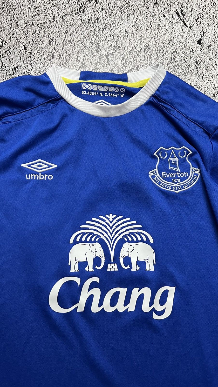 Umbro 2016-2017 Everton Romelo Lukaku umbro jersey long sleeve Size US M / EU 48-50 / 2 - 4 Thumbnail