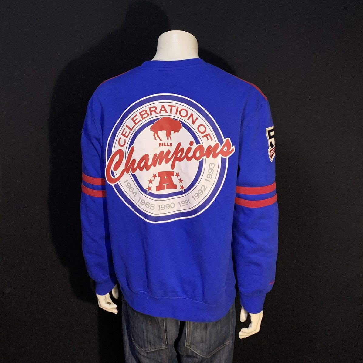 Mitchell & Ness Buffalo Bills Mitchell & Ness NFL L Large Crew sweatshirt Size US L / EU 52-54 / 3 - 2 Thumbnail
