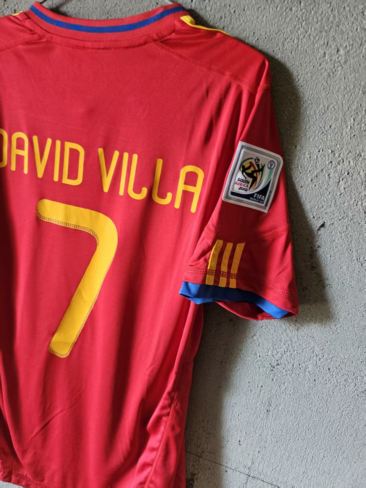 Other 2010 Spain 7 David Villa Jersey Home Size US L / EU 52-54 / 3 - 5 Thumbnail