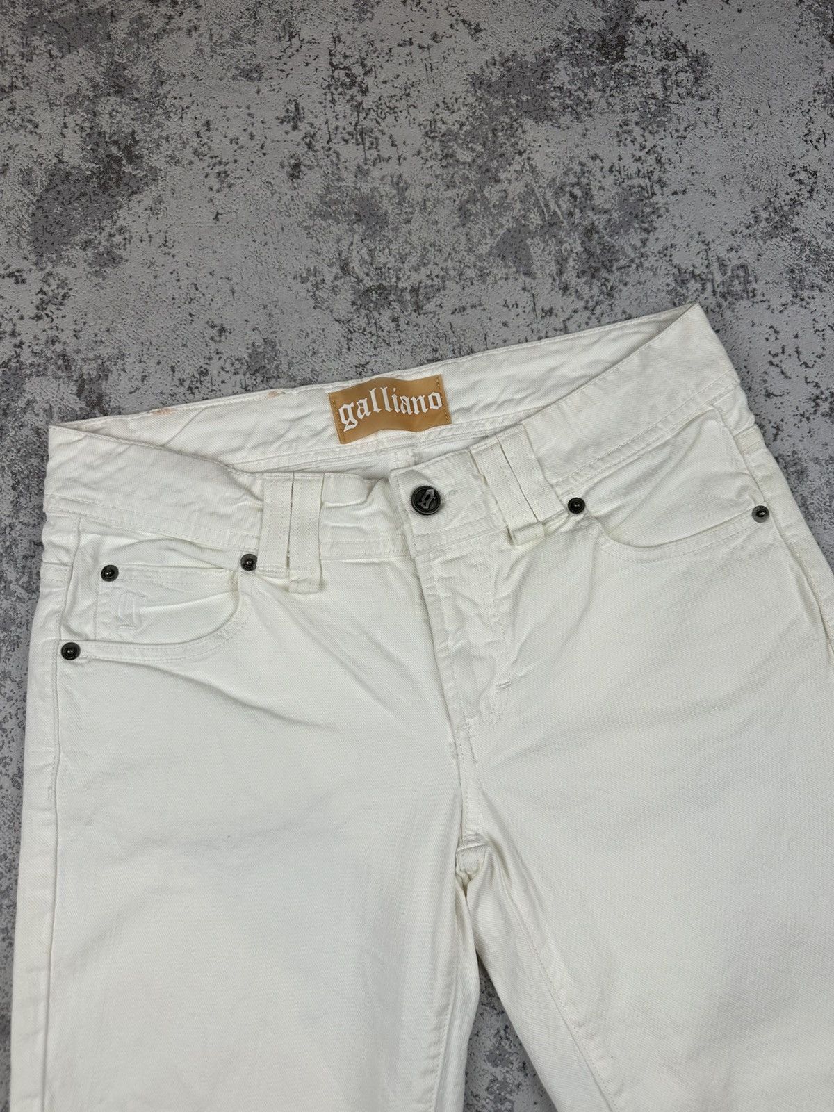 John Galliano Rare❗️John Galliano Distressed Denim Pants Size US 32 / EU 48 - 7 Thumbnail