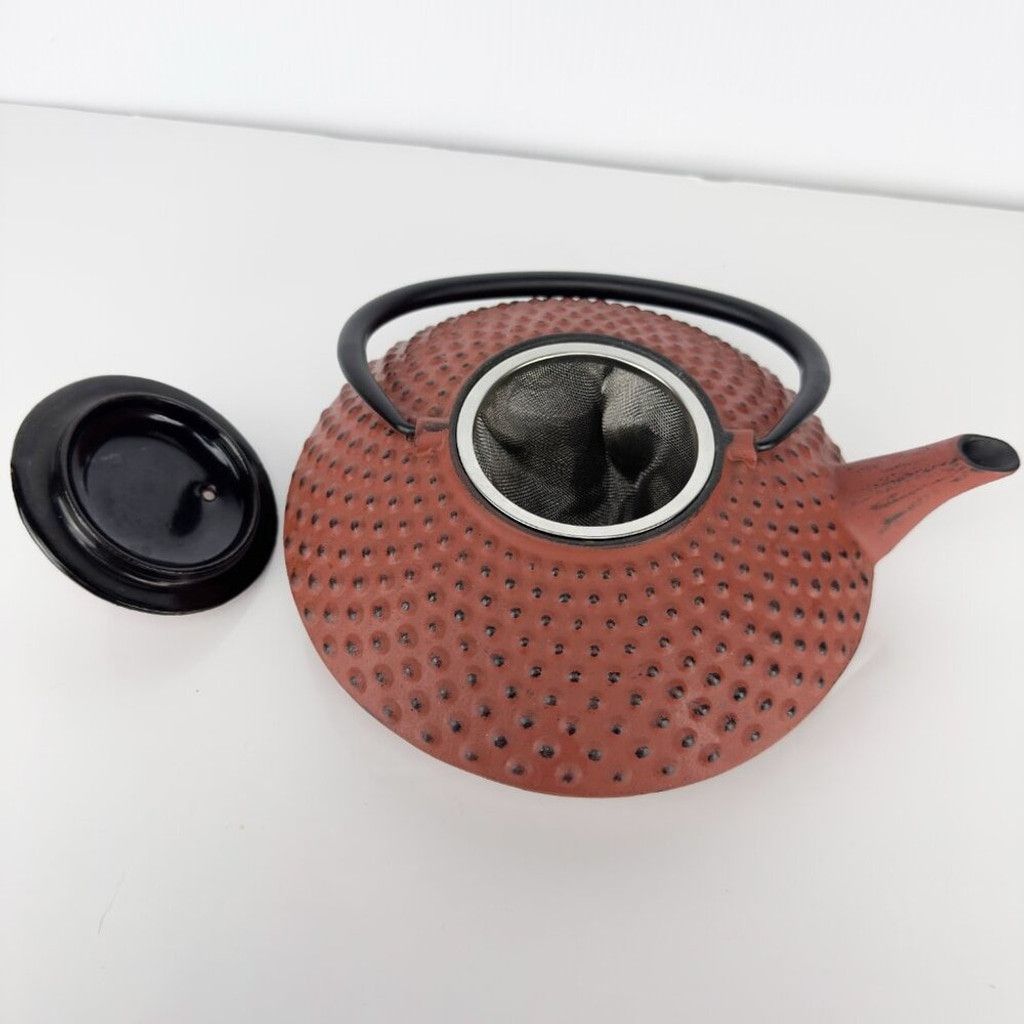 Other Japanese Red Bumpy Tea Kettle Rust Red Teapot With Infuser Size ONE SIZE - 6 Thumbnail