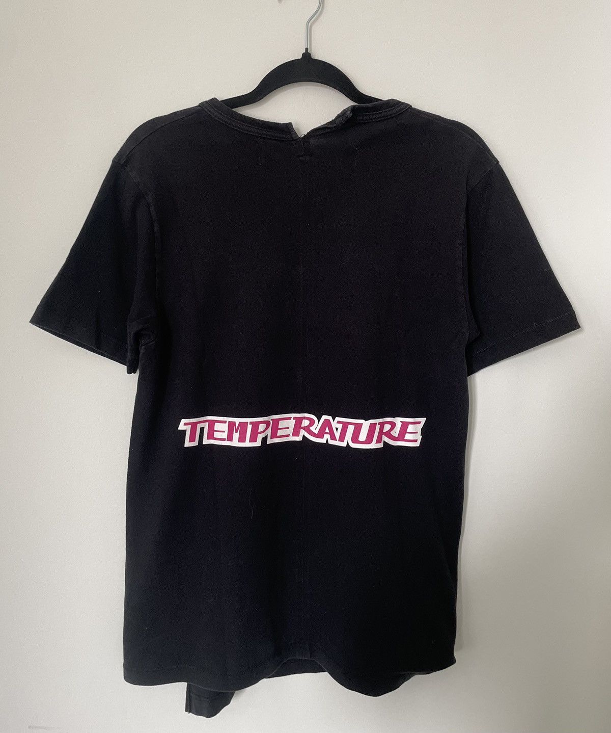 Off-White Off White Logo T-Shirt “Temperature” / Black Size US XS / EU 42 / 0 - 3 Thumbnail