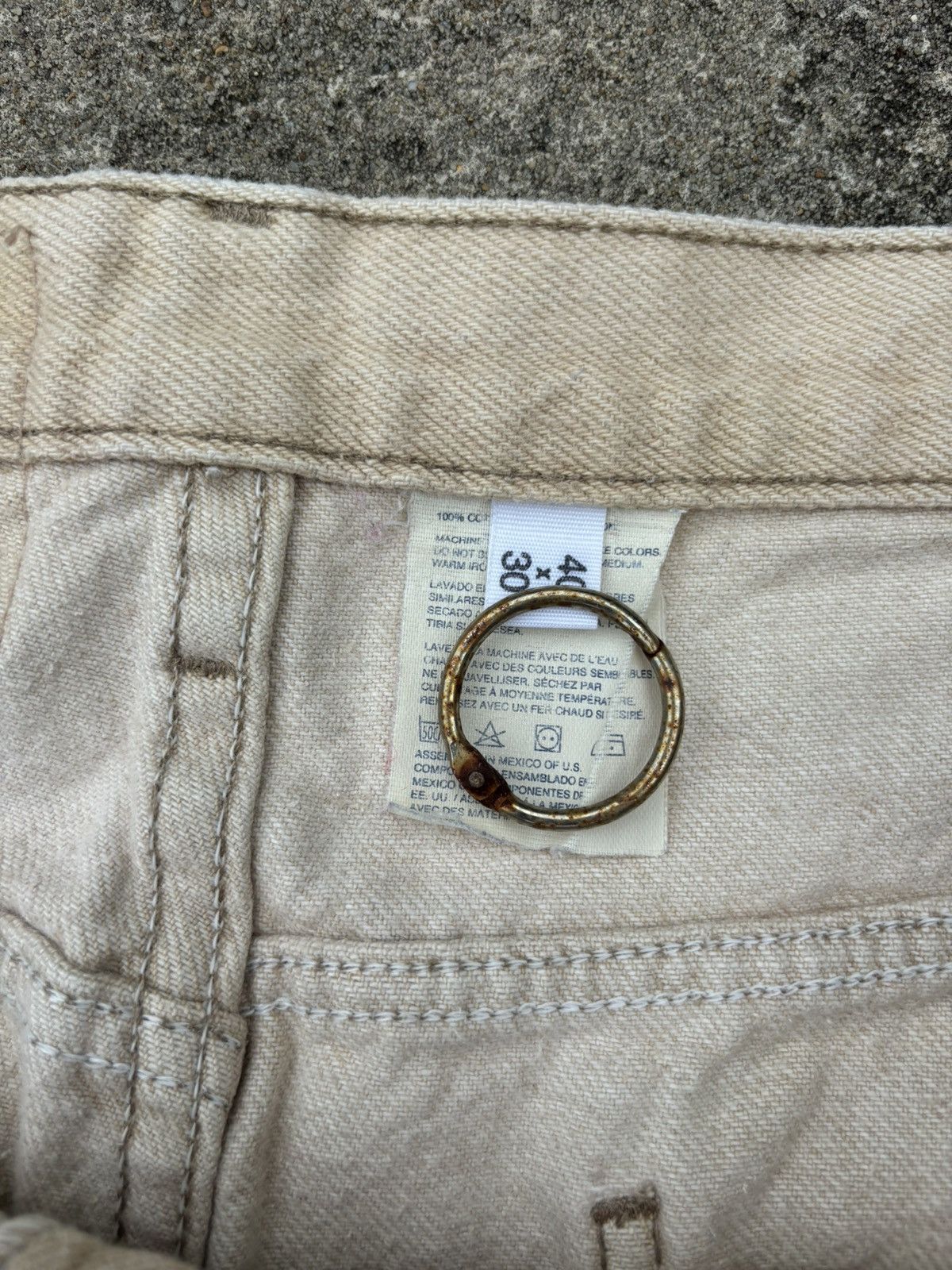 Dickies × Vintage Vintage 90s Dickies Made in USA Khaki Jeans Size US 40 / EU 56 - 5 Thumbnail