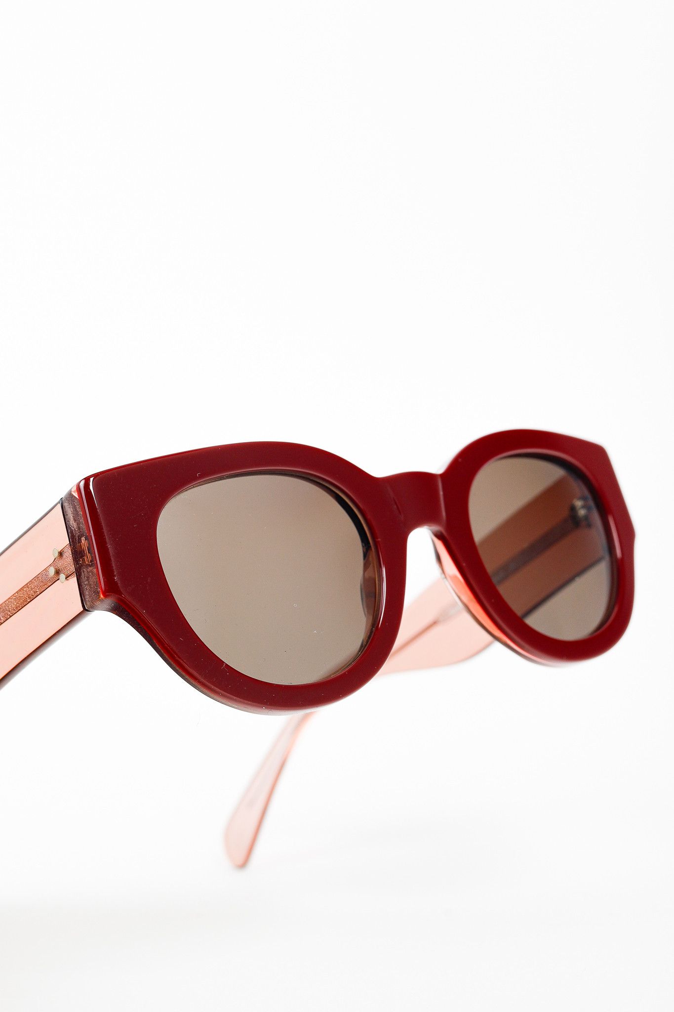 Celine Celine CL 41064/S Brown Retro Style Acetate Sunglasses Size ONE SIZE - 5 Thumbnail