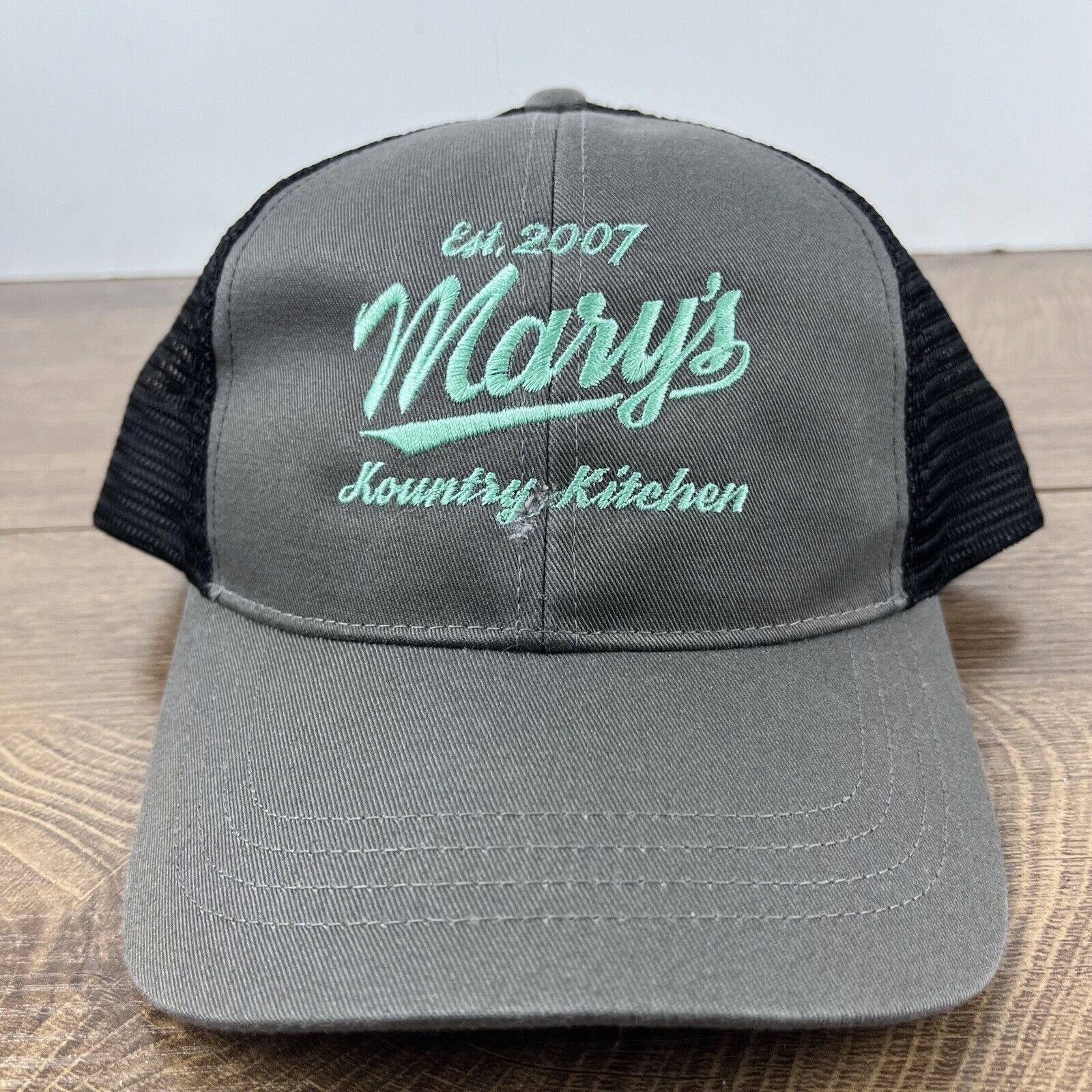 Other Marys Kountry Kitchen Hat Gray Cap Adjustable Hat Gray Adult Size ONE SIZE - 4 Thumbnail
