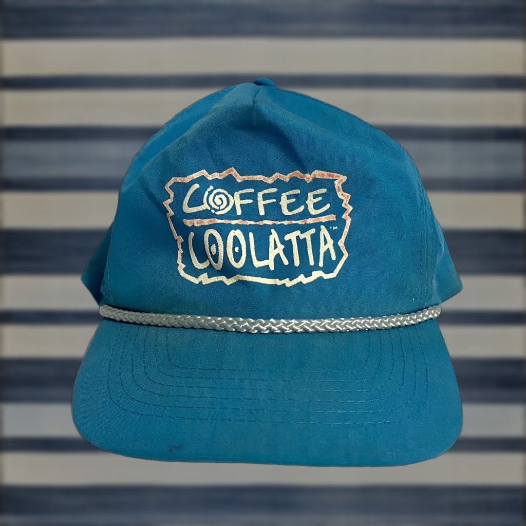 Vintage VINTAGE Dunkin Donuts Hat Cap Baseball Adjustable Roped Blue Unisex Adults Workwear Casual Logo Breathable Lightweight Coffe Coolatta Employee Rare Size ONE SIZE - 1 Thumbnail