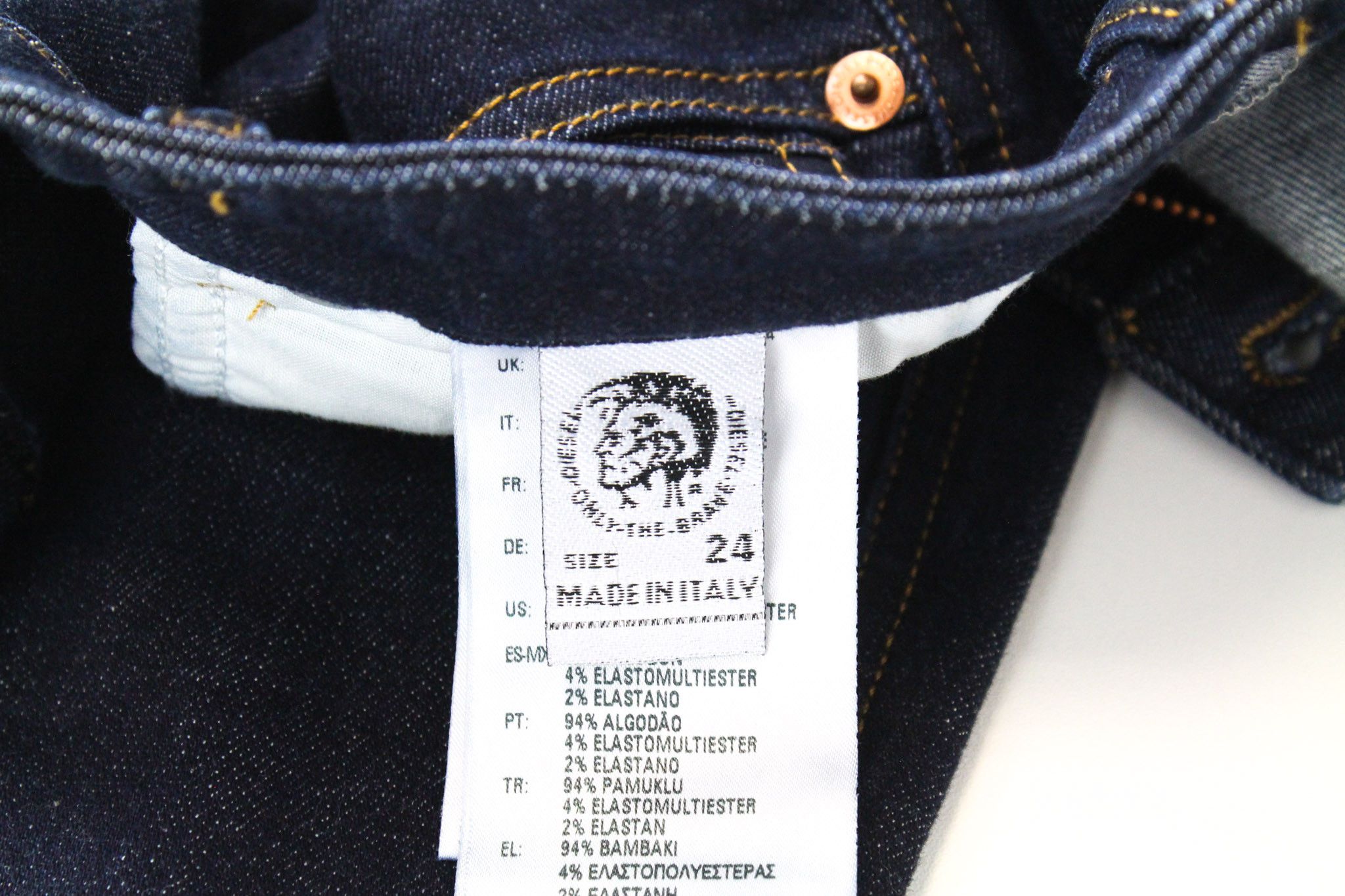 Diesel BABHILA-HIGH 069CF W24/L32 Blue Stretch Skinny Jeans 69737 Size 24" / US 00 / IT 34 - 6 Thumbnail