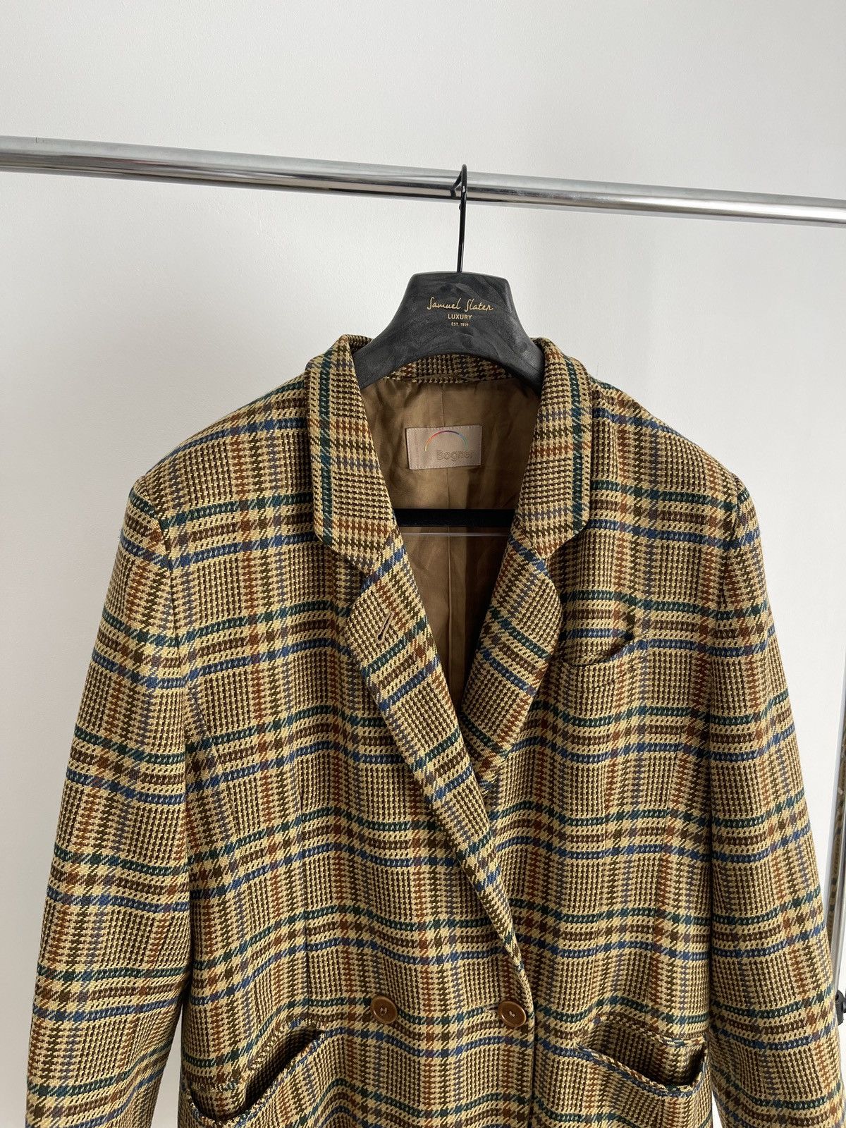 Bogner 🔥Bogner woman wool blazer tweed classic jacket Size XXL / US 16-18 / IT 52-54 - 2 Thumbnail