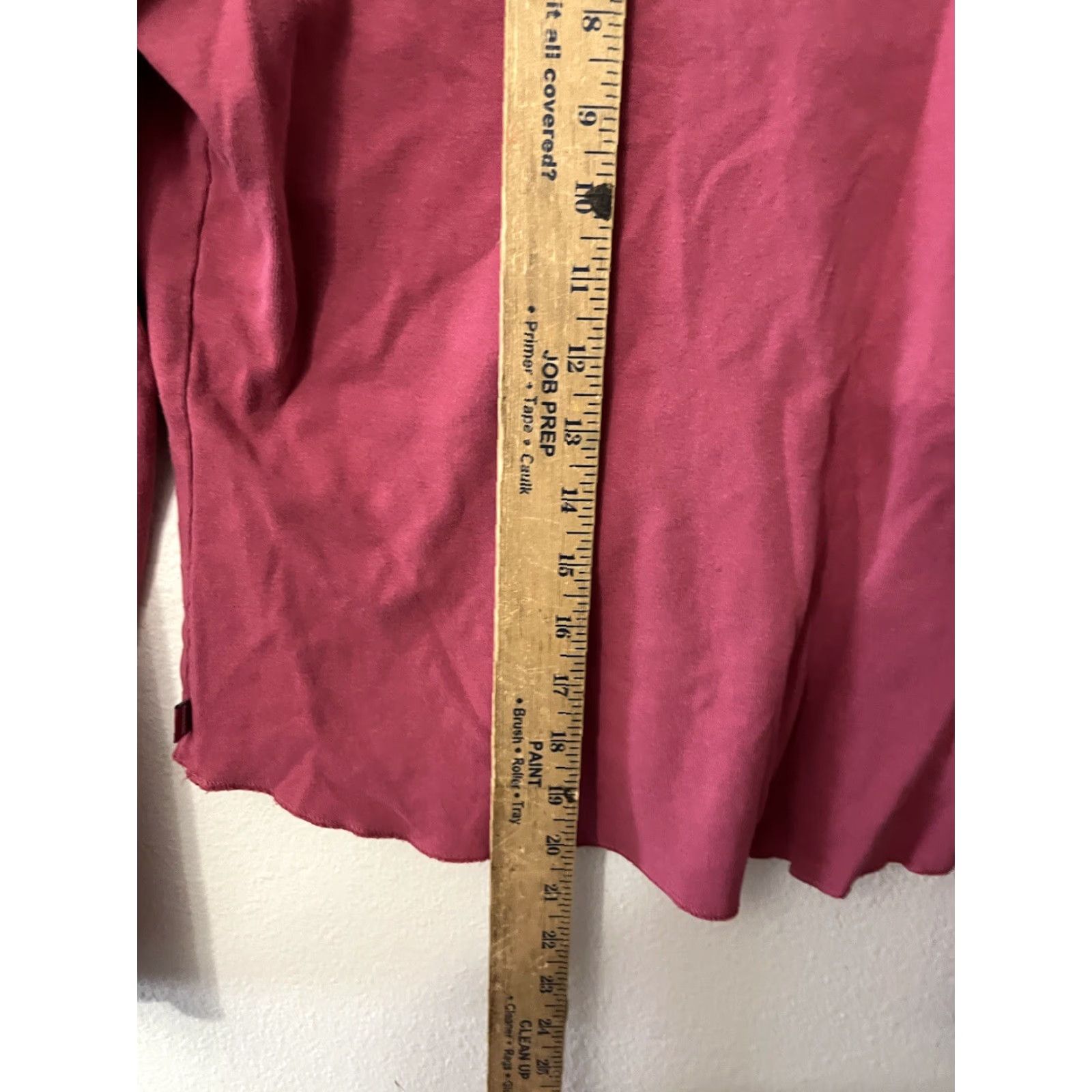 Express VINTAGE Express Pink Long Sleeve Henley T-Shirt Size L Women's Snap Size L / US 10 / IT 46 - 4 Thumbnail