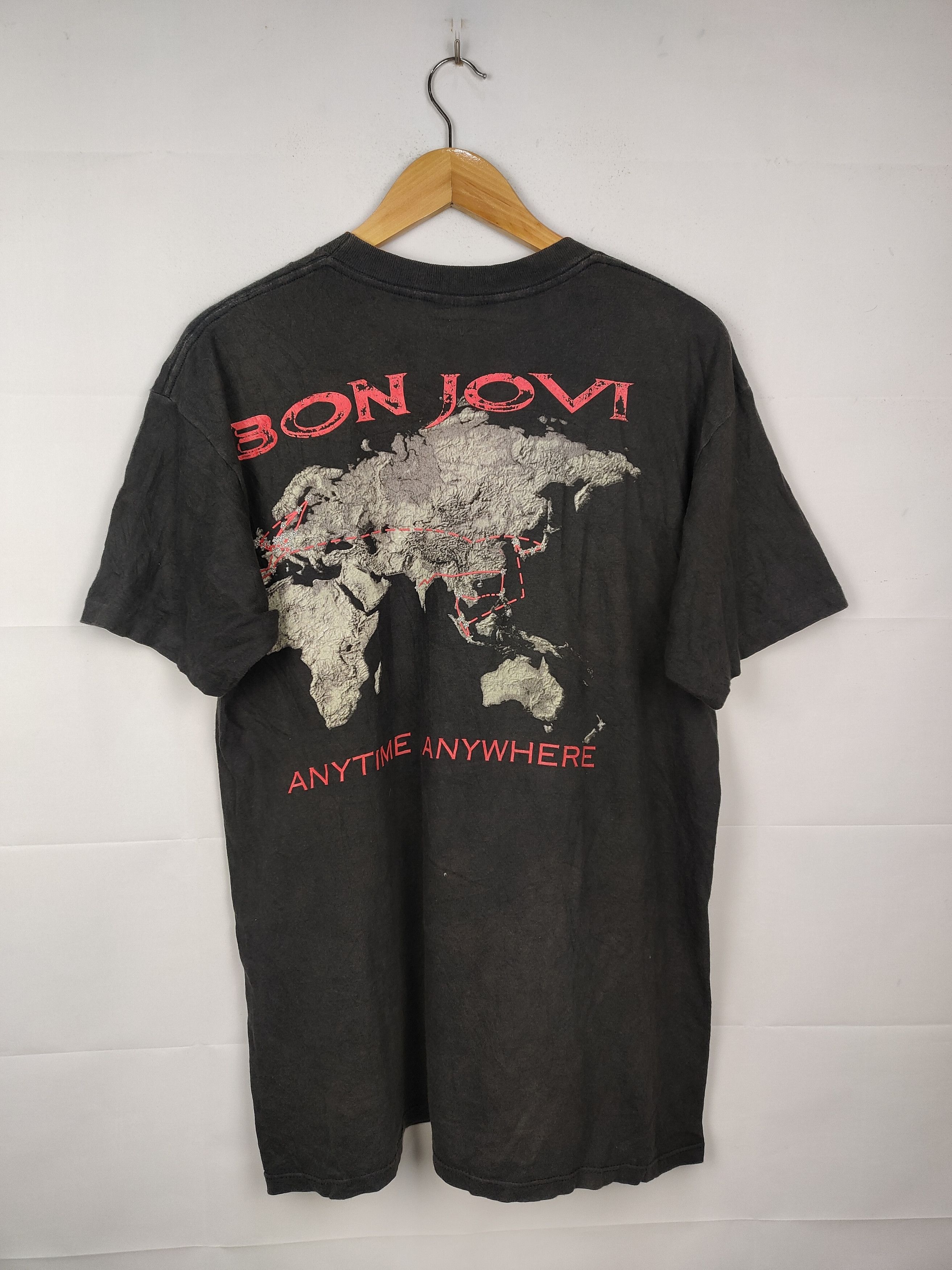 Band Tees Vintage 1994 Bon Jovi Tour Crossroad Shirt Size US L / EU 52-54 / 3 - 7 Thumbnail