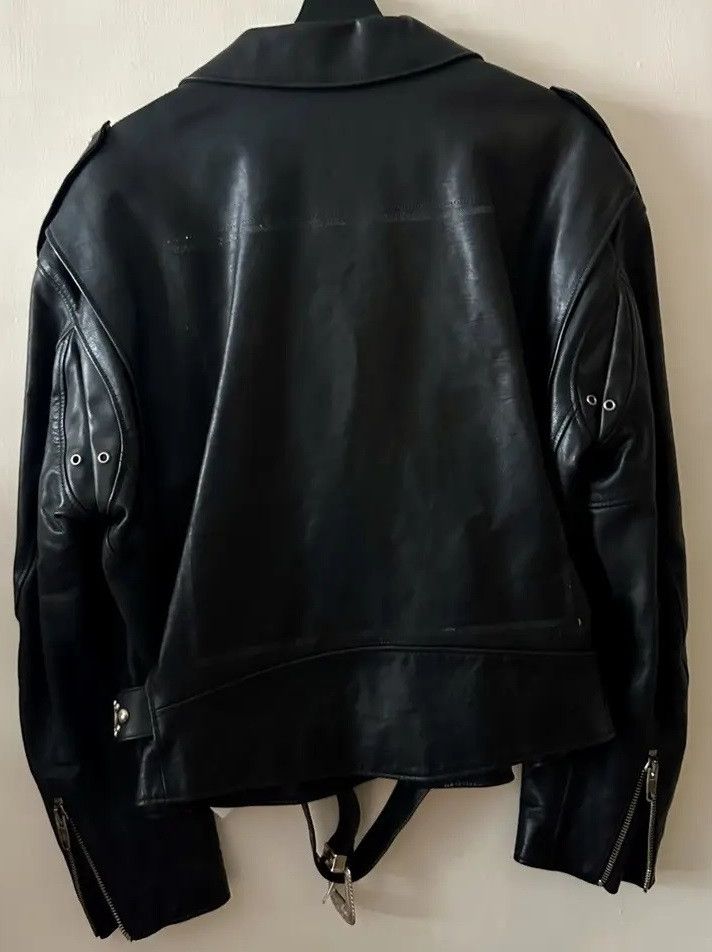 Balenciaga Balenciaga SS18 black leather bike jacket Size US M / EU 48-50 / 2 - 2 Thumbnail