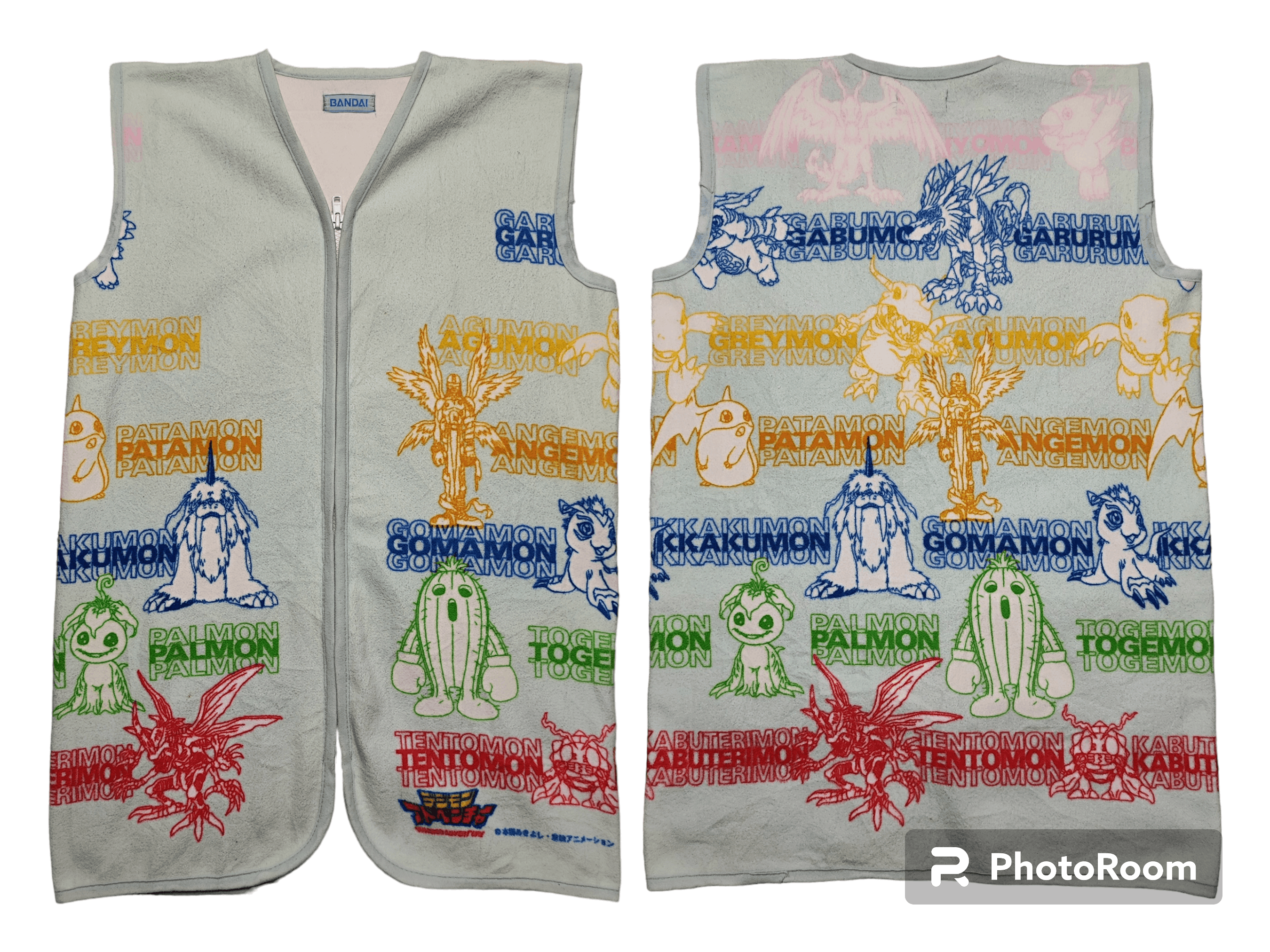 Pokemon Digimon Vest Full Character Bandai Japan Edition Size US M / EU 48-50 / 2 - 1 Thumbnail