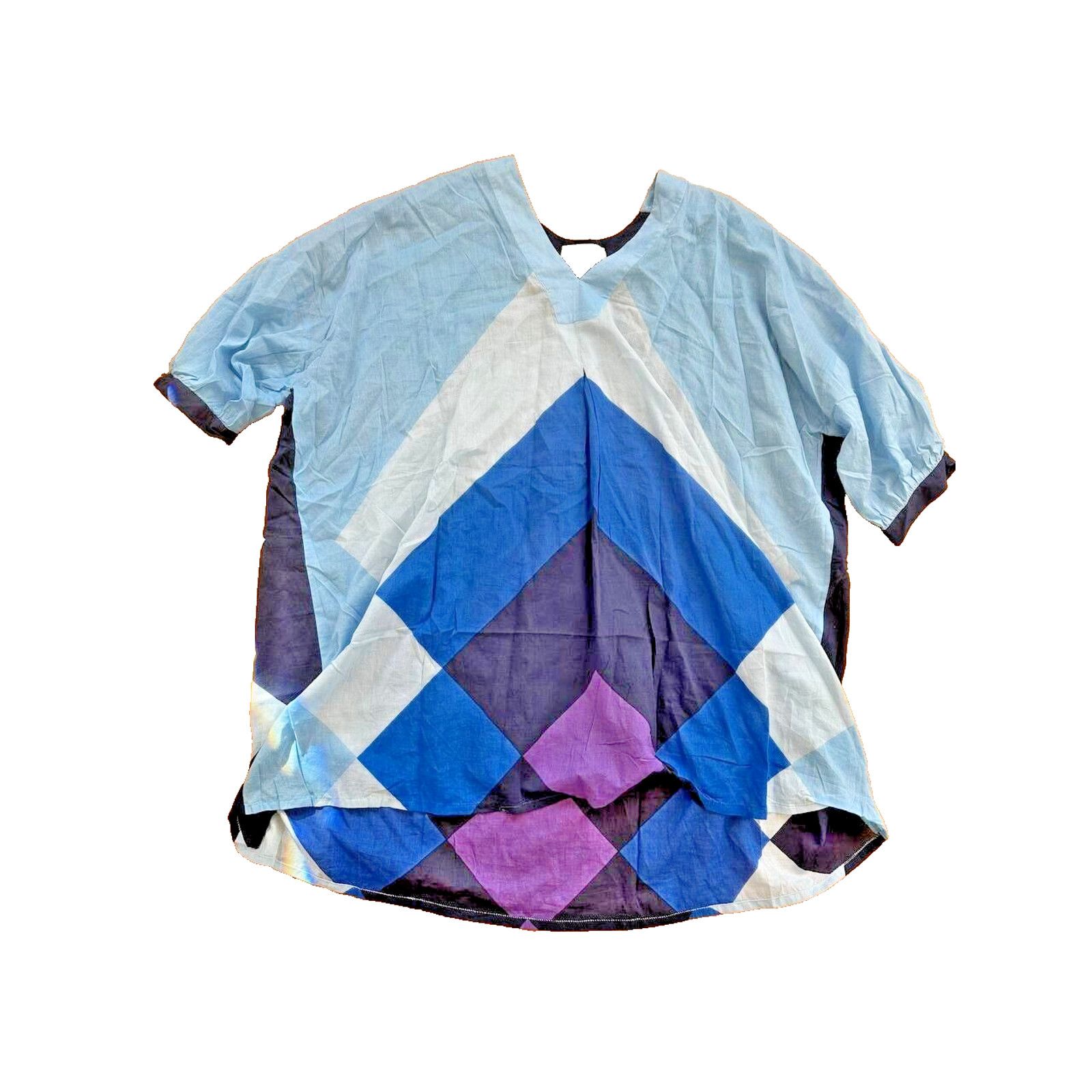 Henderson Hellen Van Berkel Women Tshirt handmade tunic Dres M A000605 Size M / US 6-8 / IT 42-44 - 1 Thumbnail