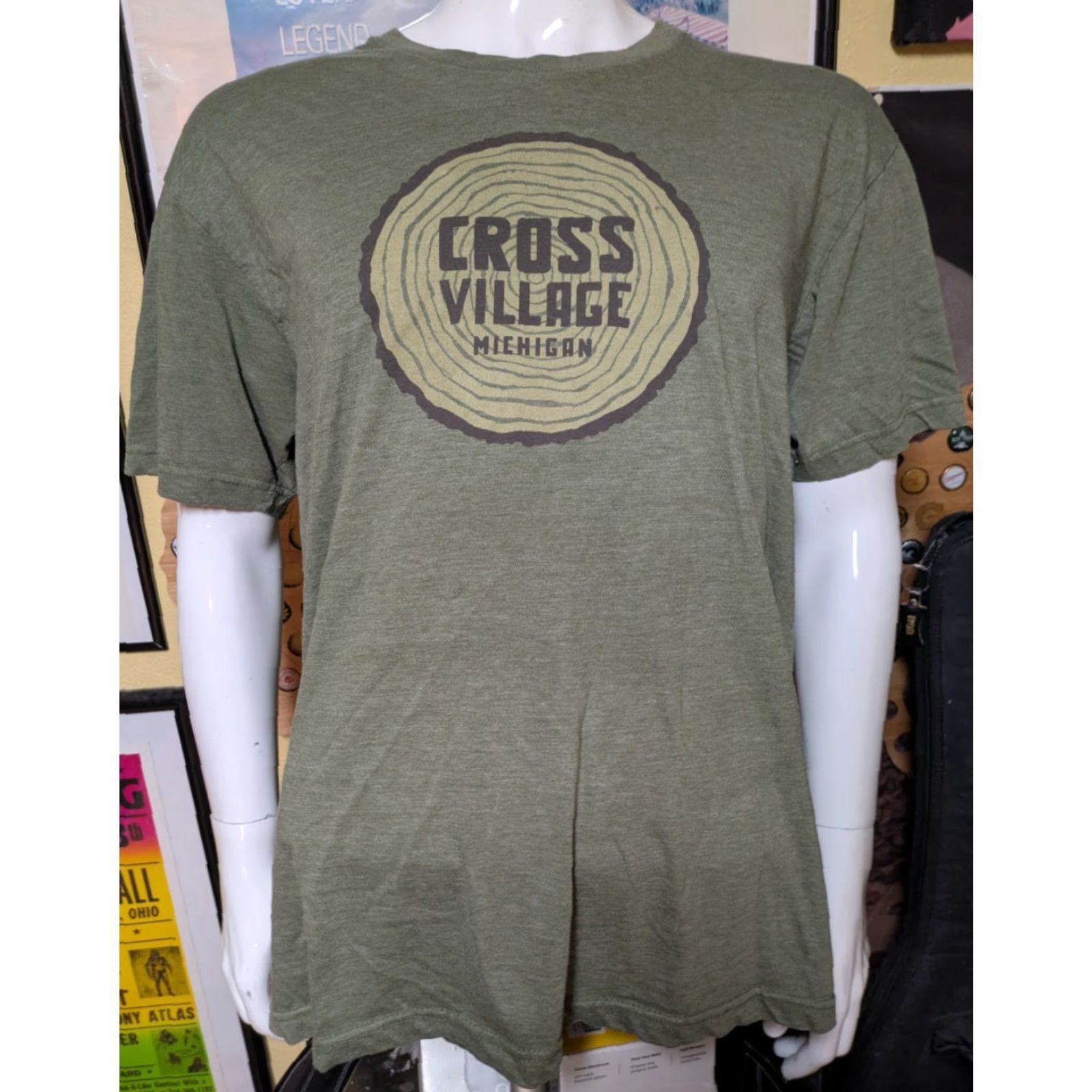 Vintage VINTAGE Cross Village MI Michigan Tunnel of Trees Retro T Shirt XL Outdoors Nature Royal T-Shirt Men XL Green Graphic Tee 90sstyle Womens? Size US XL / EU 56 / 4 - 2 Thumbnail
