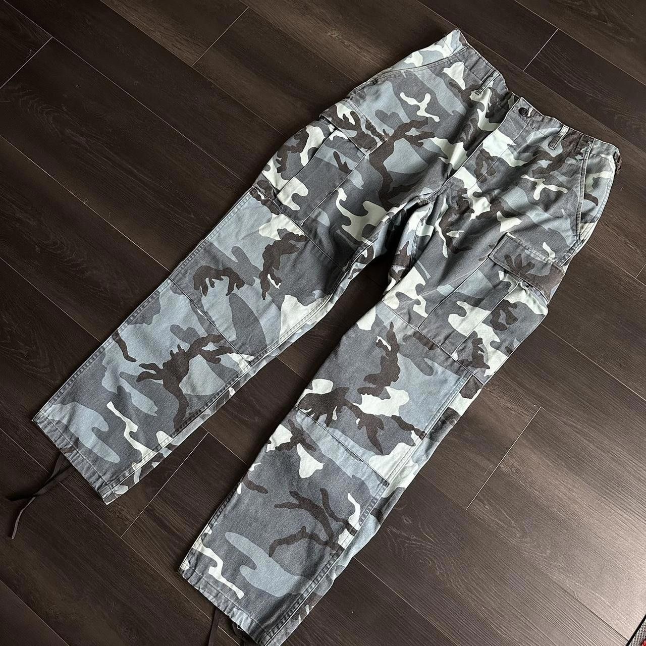 Vintage Vintage Blue Camo Army Cargo Size US 32 / EU 48 - 2 Thumbnail
