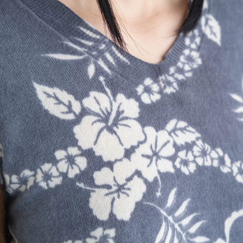 Comme des Garcons Comme Des Garcons Flower stitching wool knit top Size S / US 4 / IT 40 - 7 Thumbnail