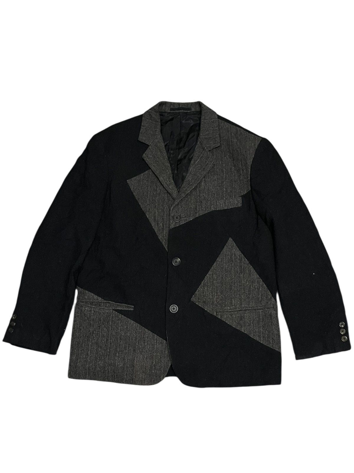 Yohji Yamamoto Yohji Yamamoto Y’S For Men Fleece Patchwork Size US L / EU 52-54 / 3 - 1 Thumbnail