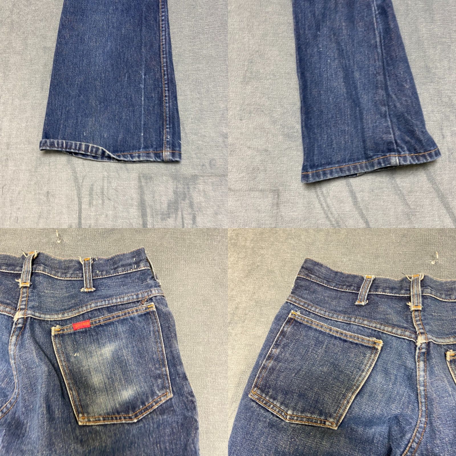 Vintage Big Smith Jeans Mens 31x28 Blue Denim All Day Comfort Outdoor Casual Bootcut Leg Jeans Size US 31 - 9 Thumbnail