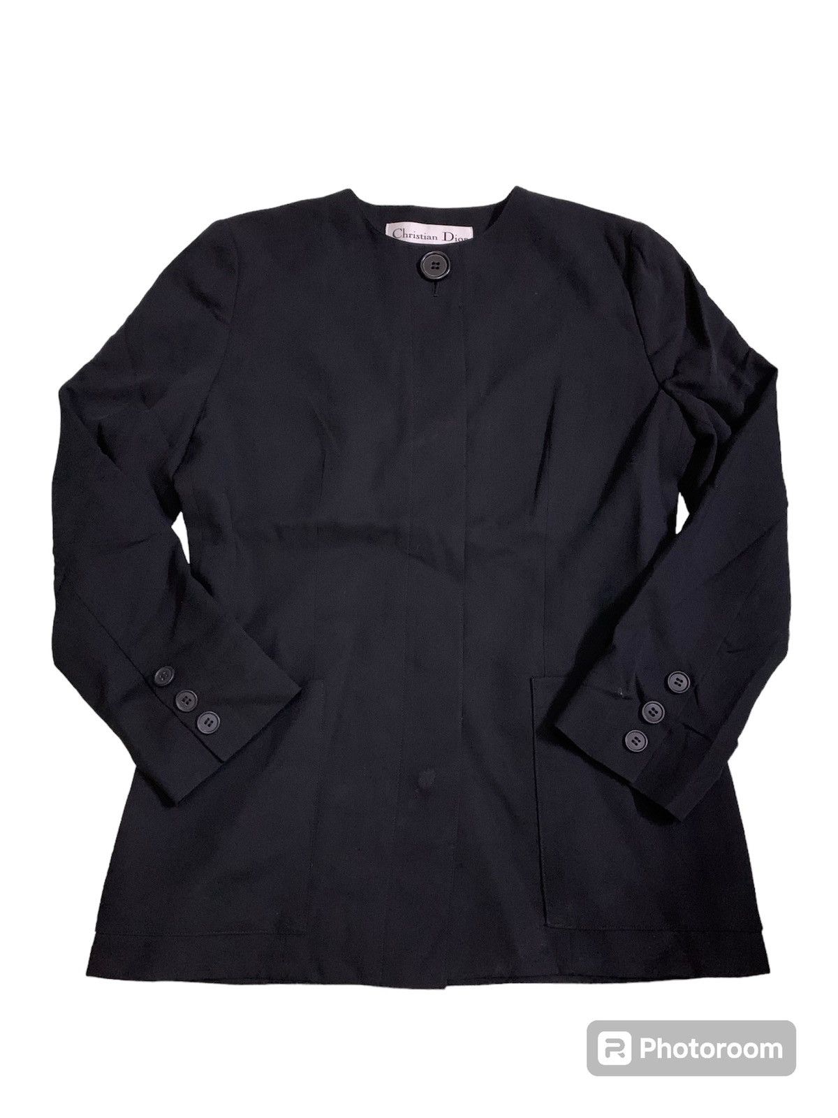 Christian Dior Monsieur Vtg Christian Dior Stripe Button Jacket Size M / US 6-8 / IT 42-44 - 1 Thumbnail