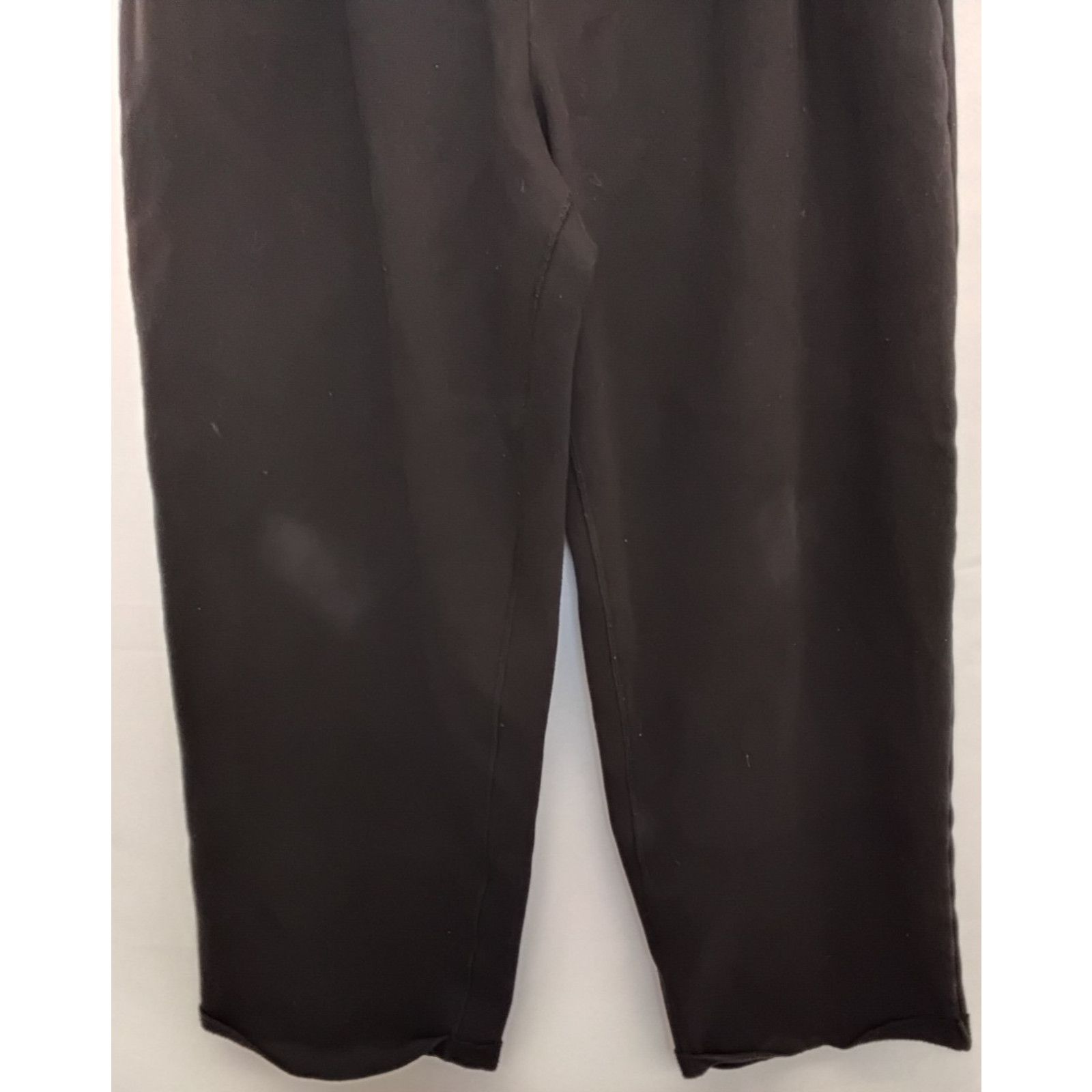 SKIMS Skims Sweatpants Oversize Wide Leg Women's XL Black Cotton Size 36" / US 14 / IT 50 - 5 Thumbnail