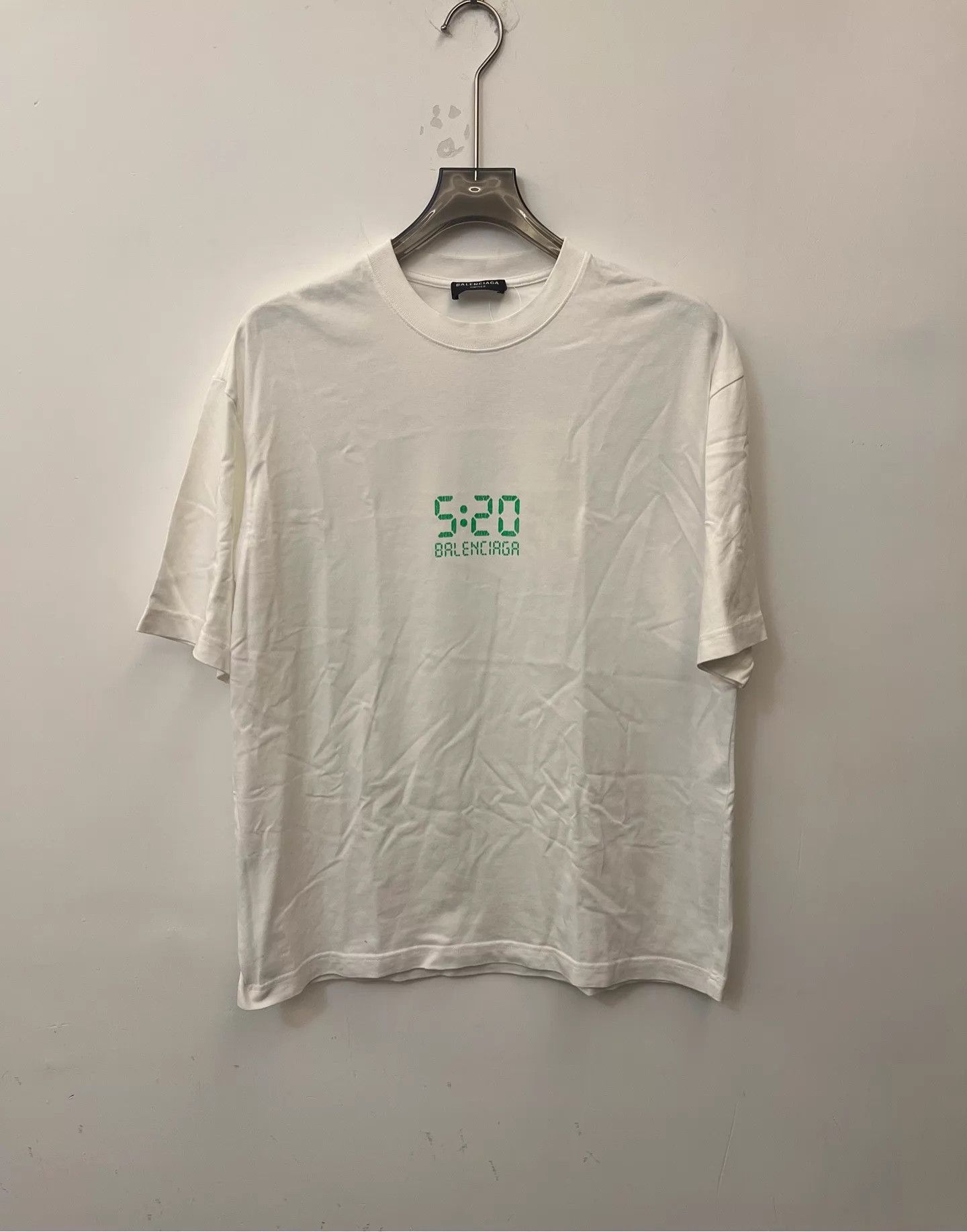 Balenciaga Balenciaga SS22 Plain Digital Print Crew Neck White T-Shirt XS Size US XS / EU 42 / 0 - 1 Thumbnail